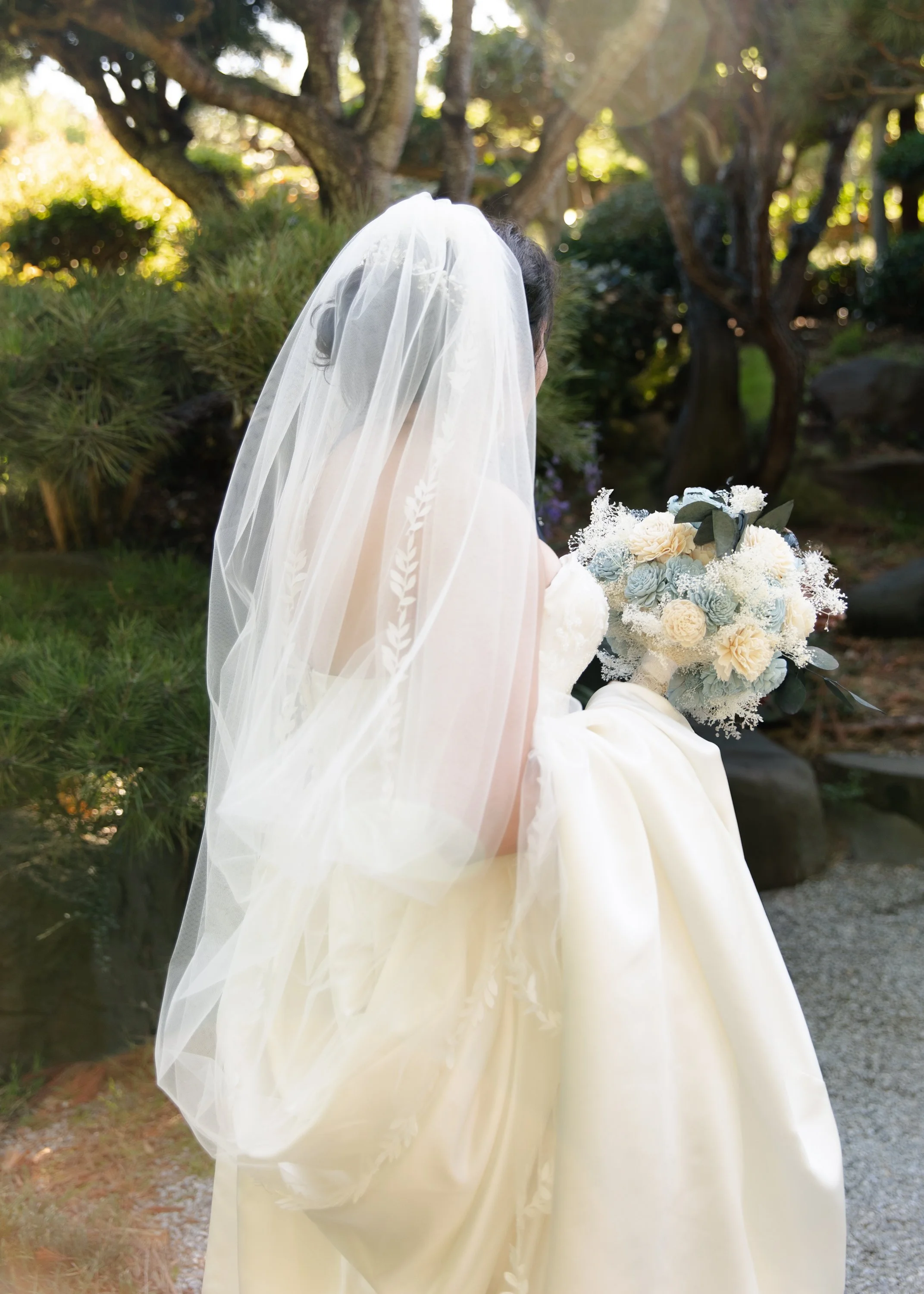 bride walking down the aisle elopement photos northern california wedding