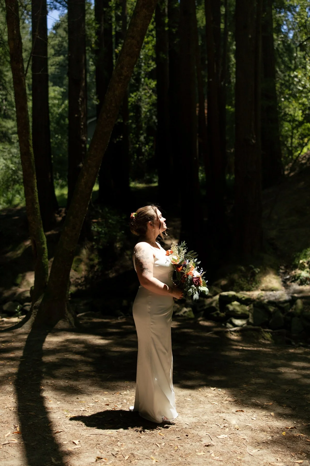 Bride portraits mill valley 