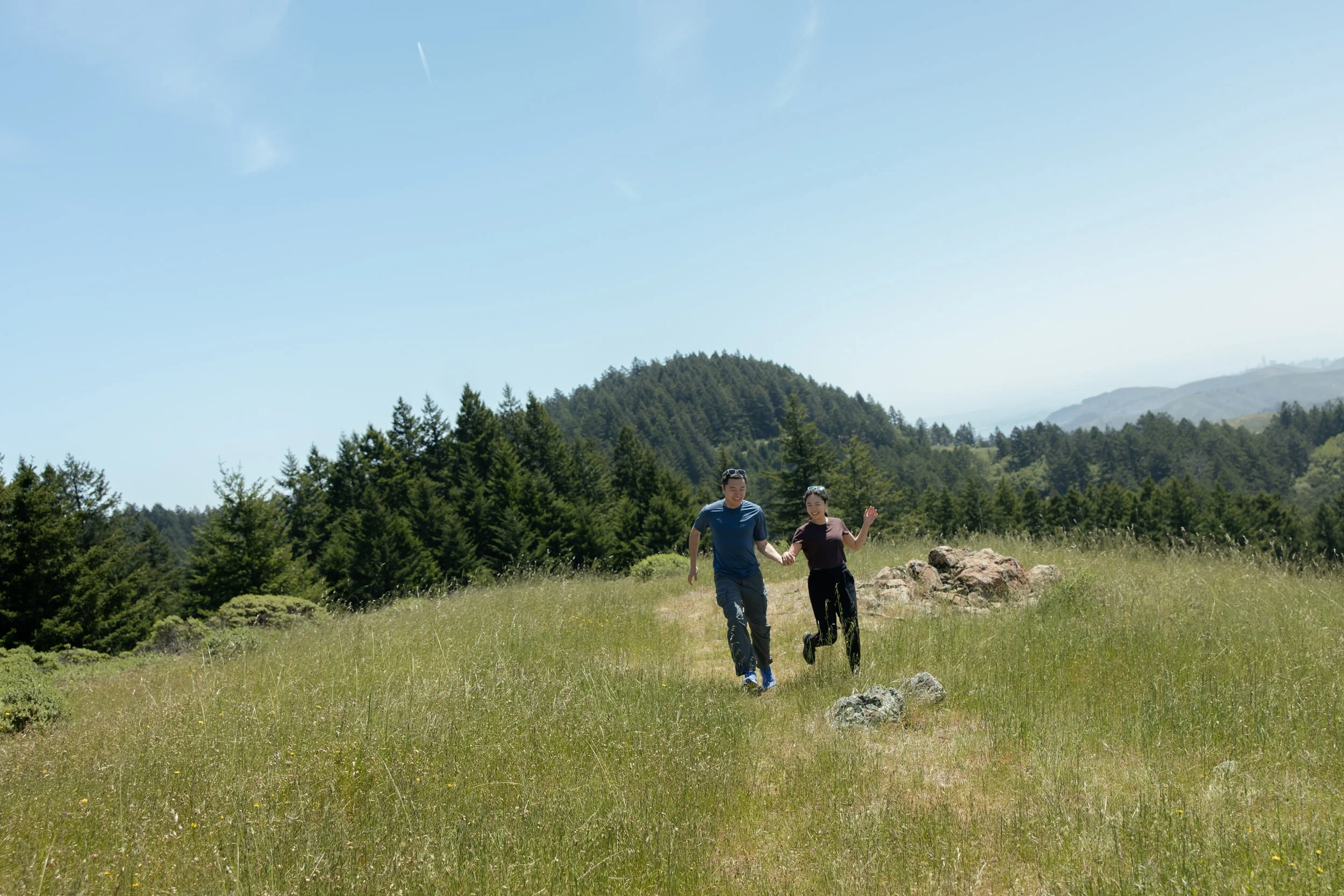 goofy adventurous east bay area engagement proposal photography