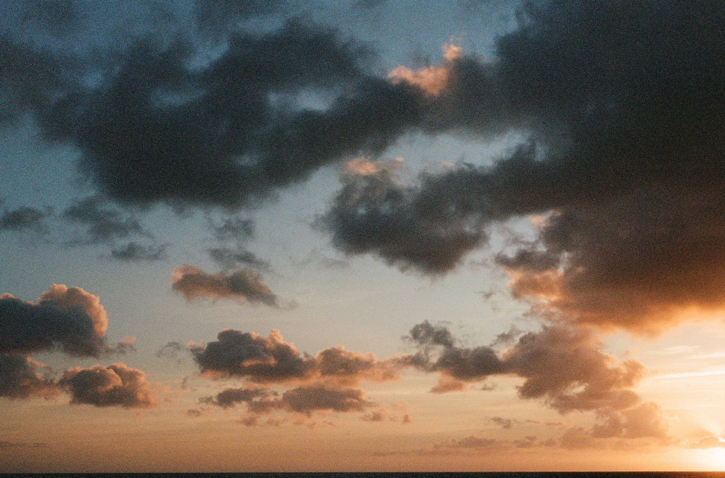 Kaanapali Maui Hawaii sunset on film