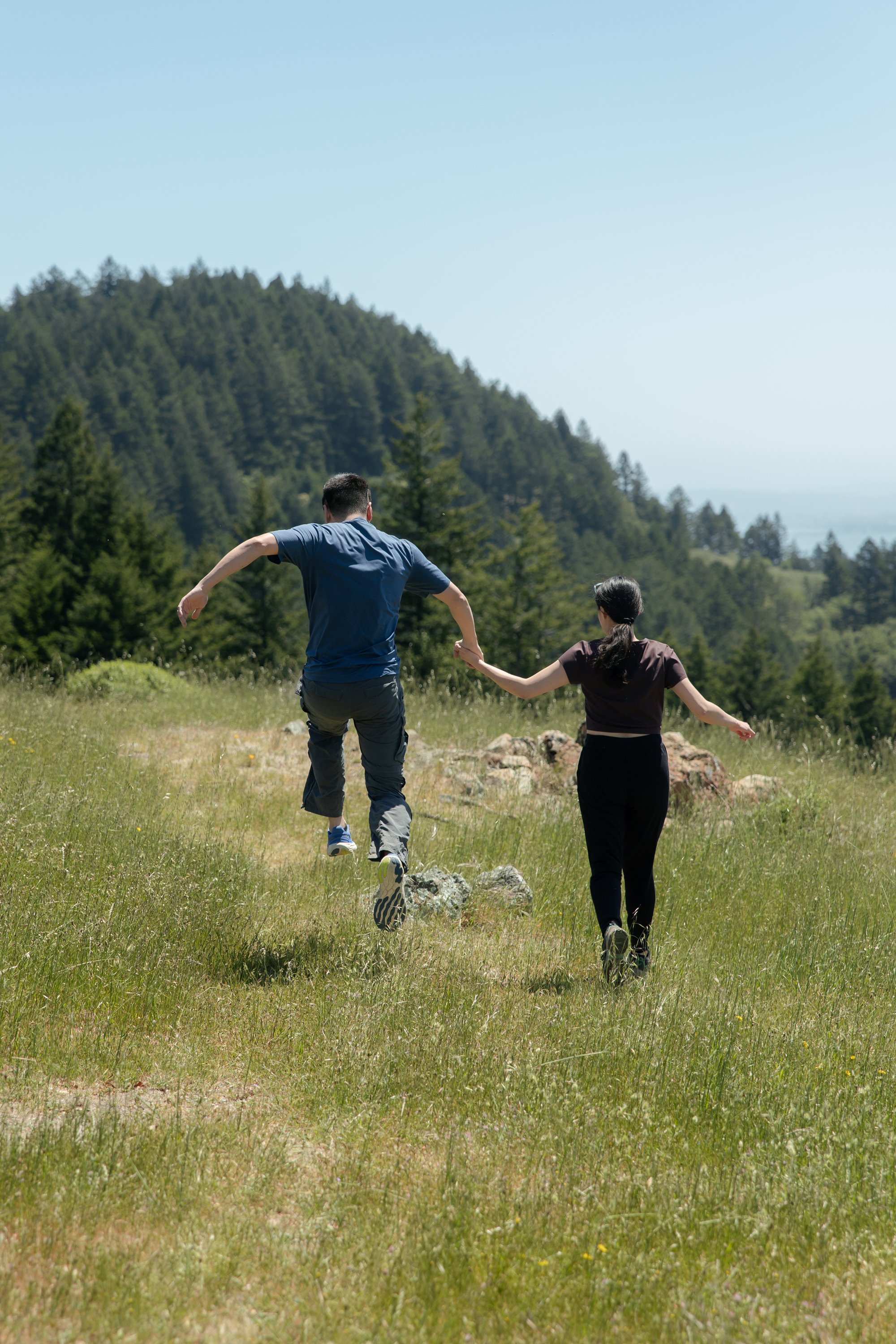 goofy adventurous east bay area engagement proposal photographer