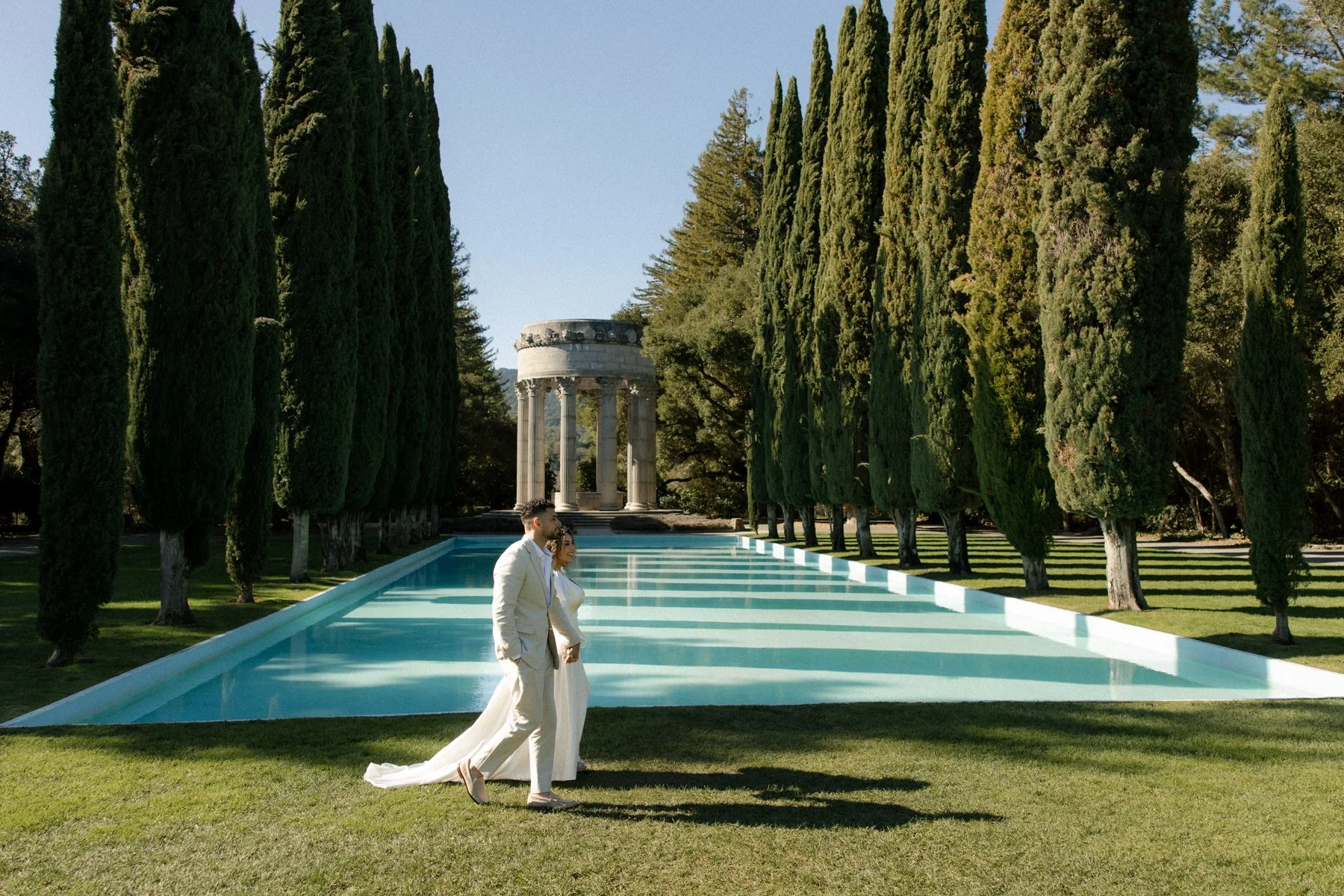 Luxury couples and engagement photographer Woodside california Beautiful cinematic photography bay area couples photographer