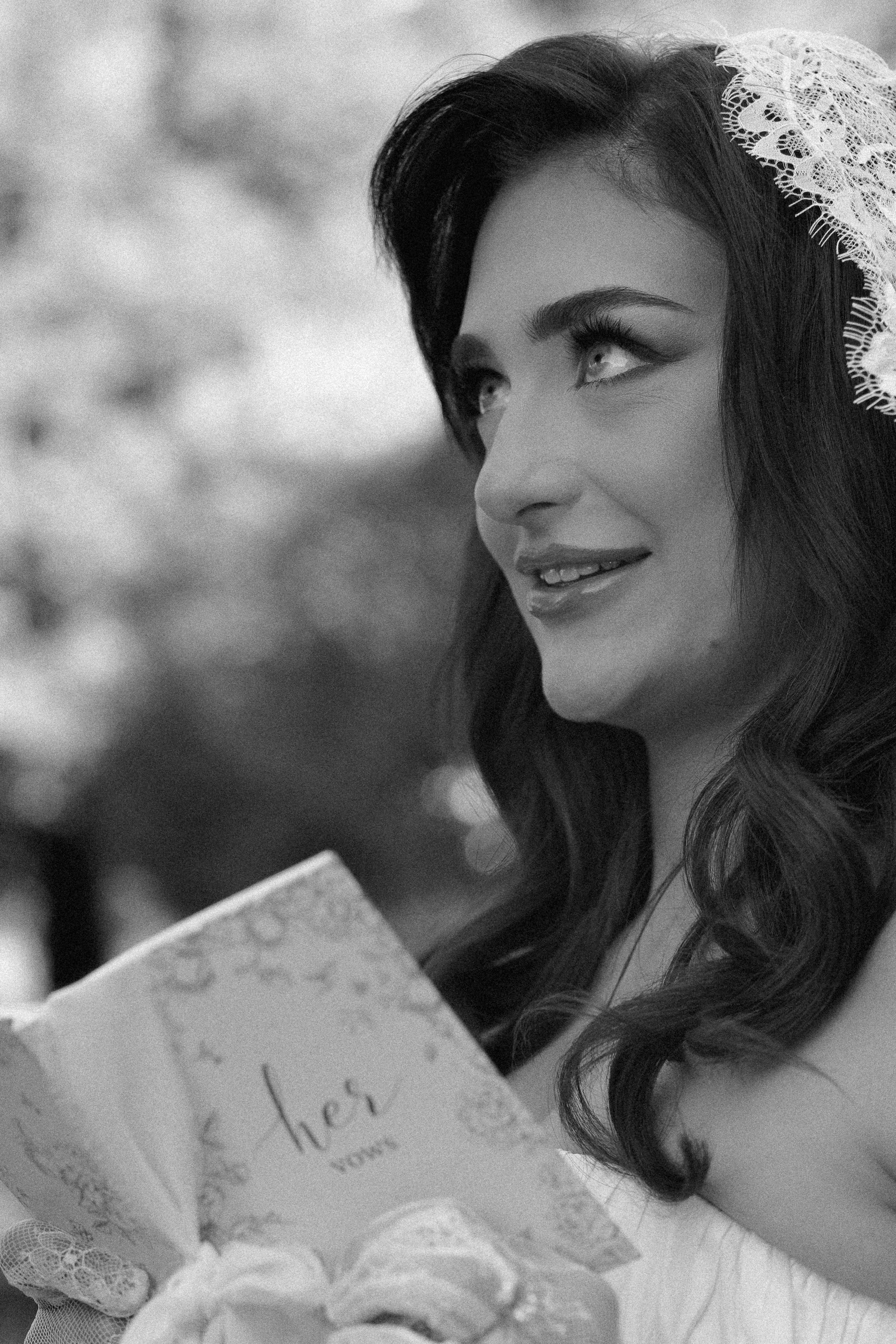 Sacramento California wedding photographer bride ceremony shot