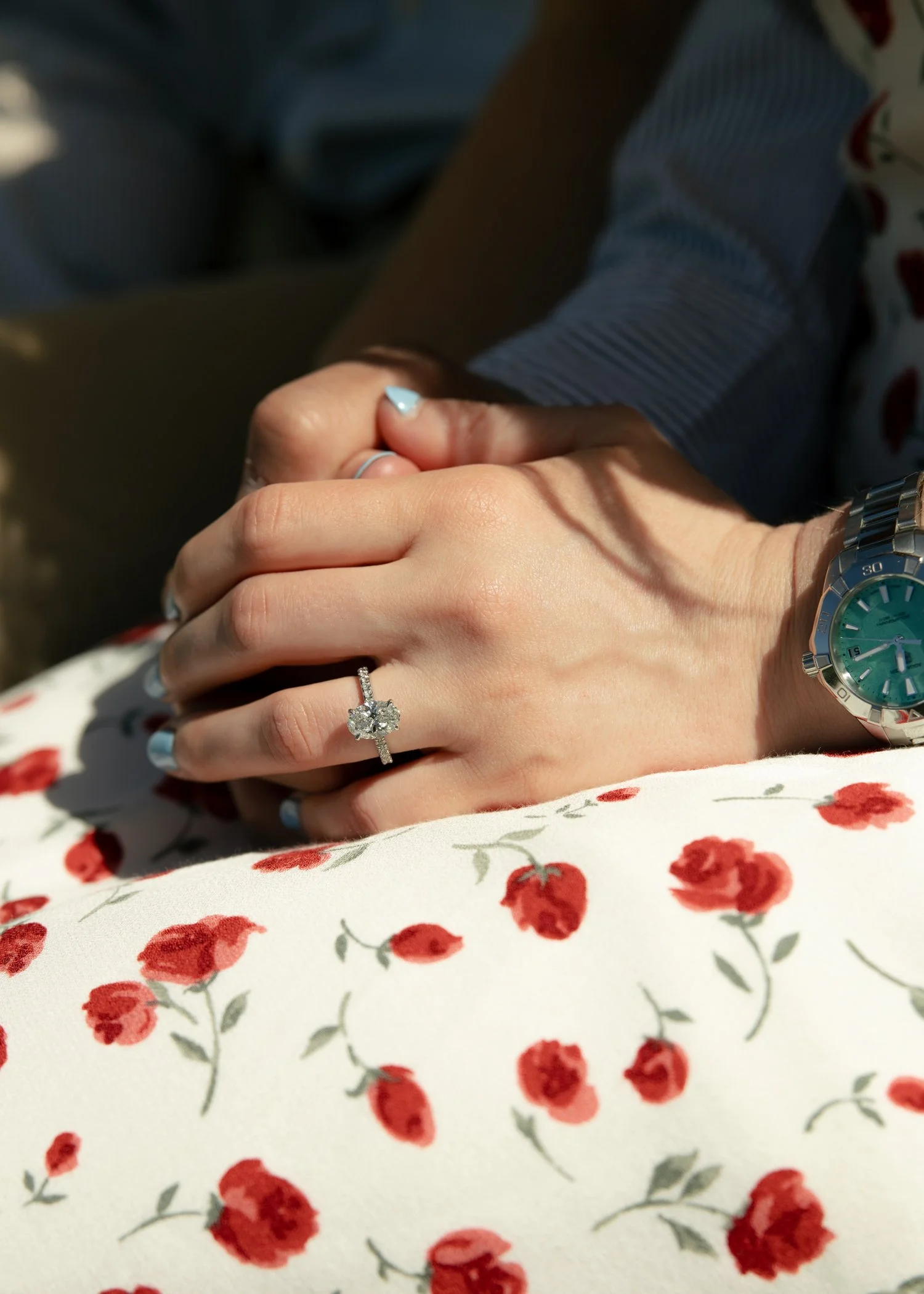up close ring shot engagement ring oval by B Allan jewelers.jpg