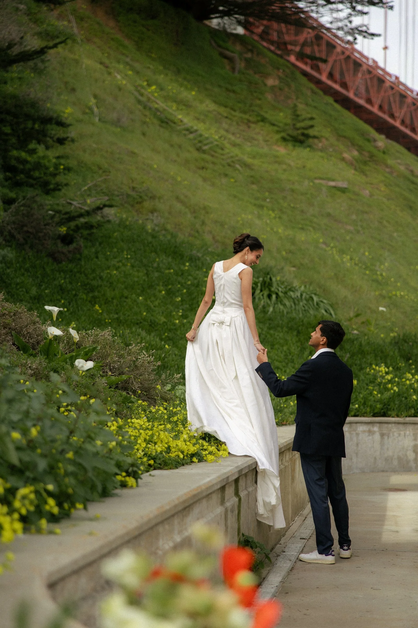 spring wedding and elopement locations in san francisco