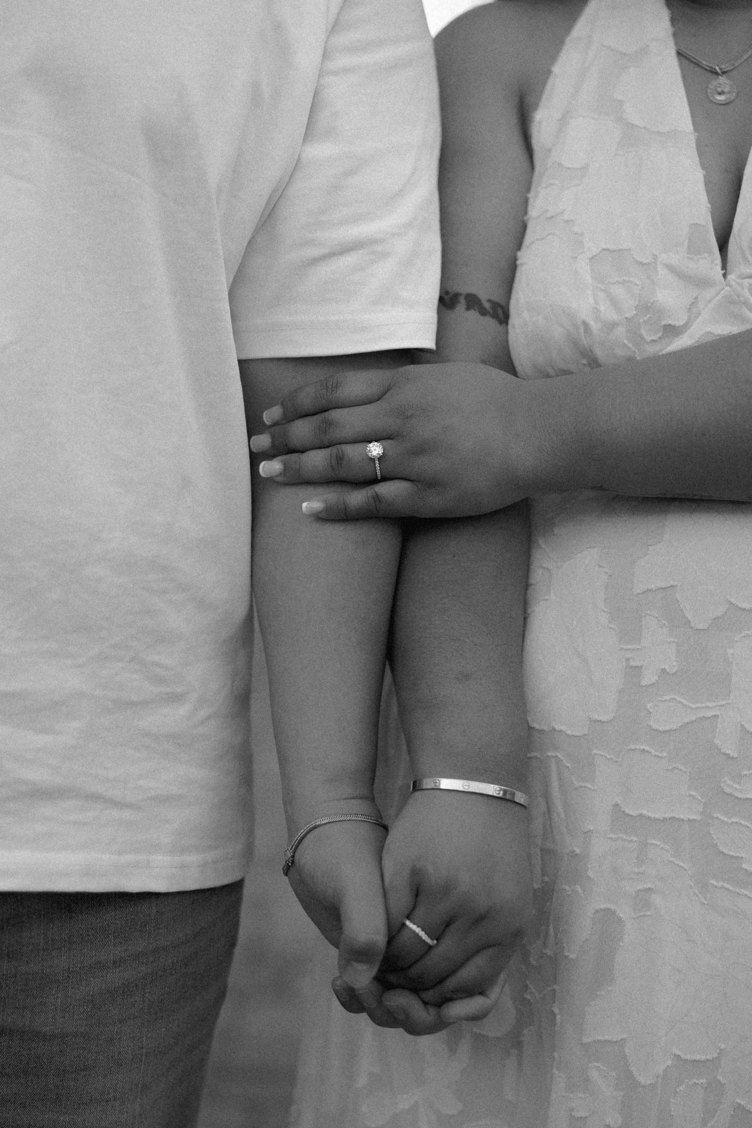 black and white romantic authentic proposal photographer california