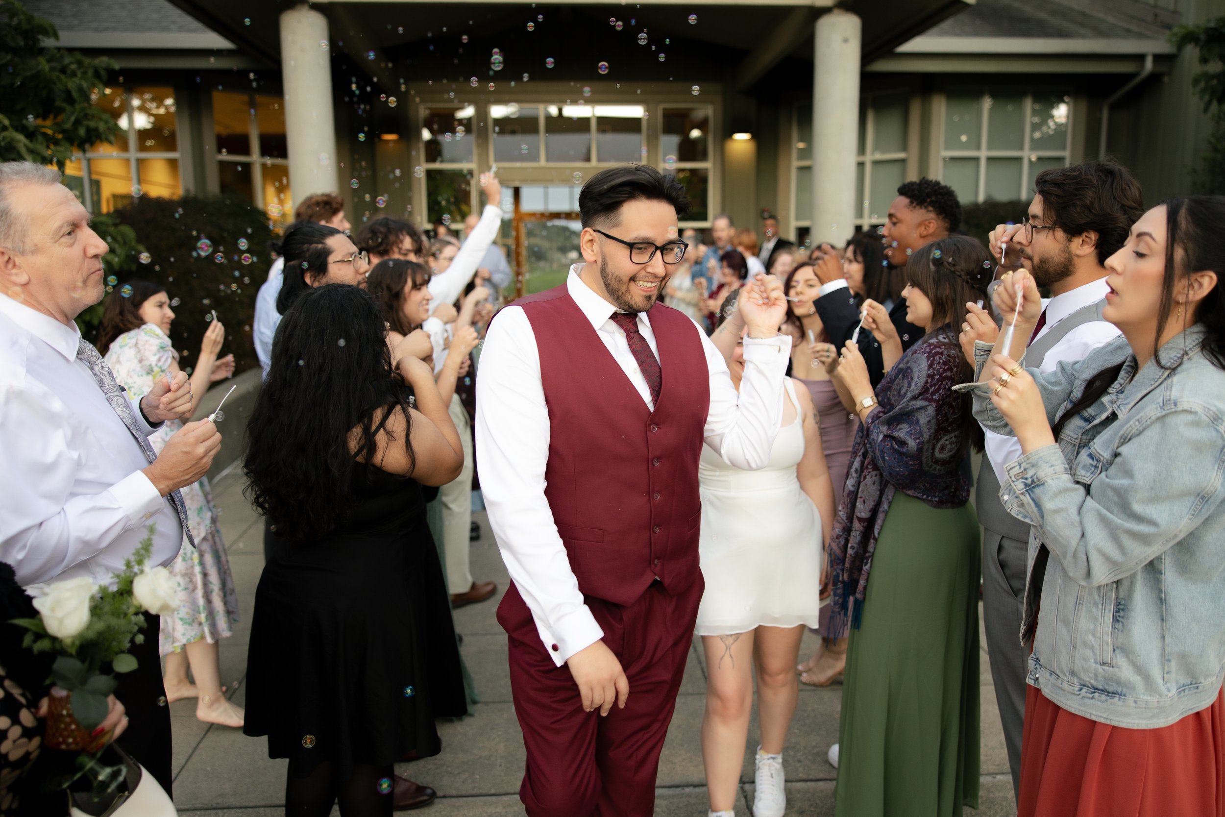 Livermore california wedding photographer grand exit photos