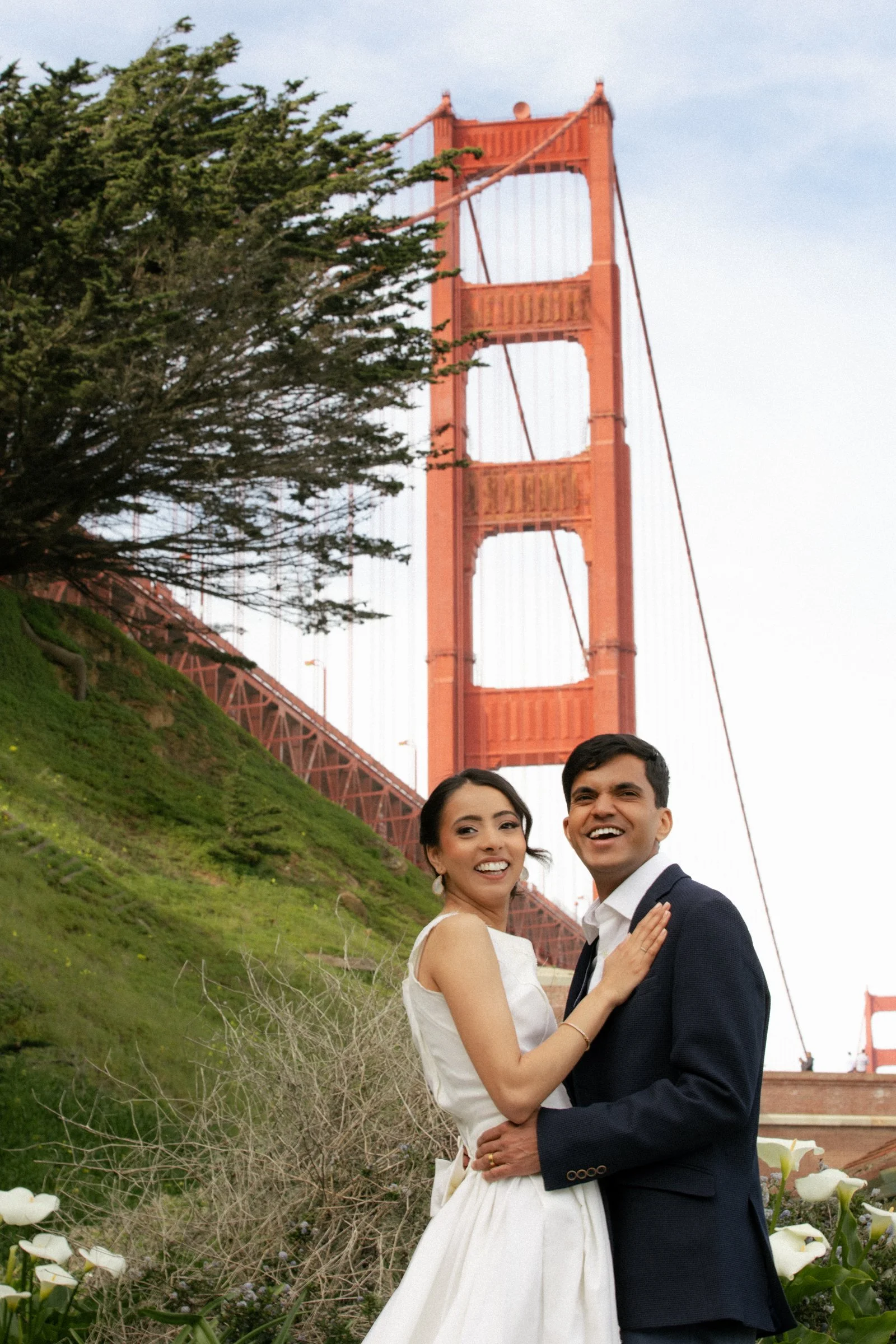 classic elopement photos in san francisco california