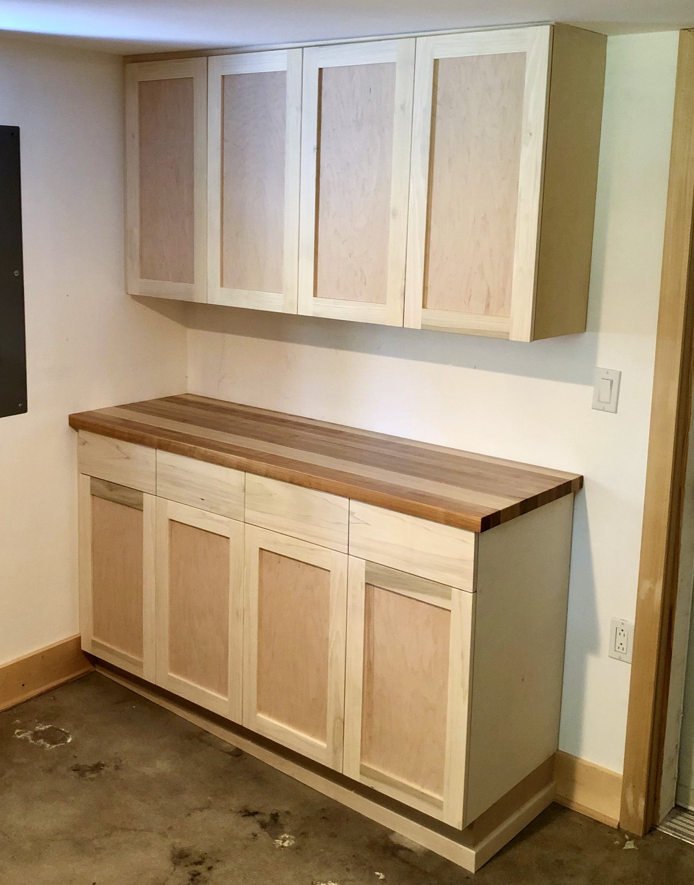 Paint-grade Laundry Cabinets