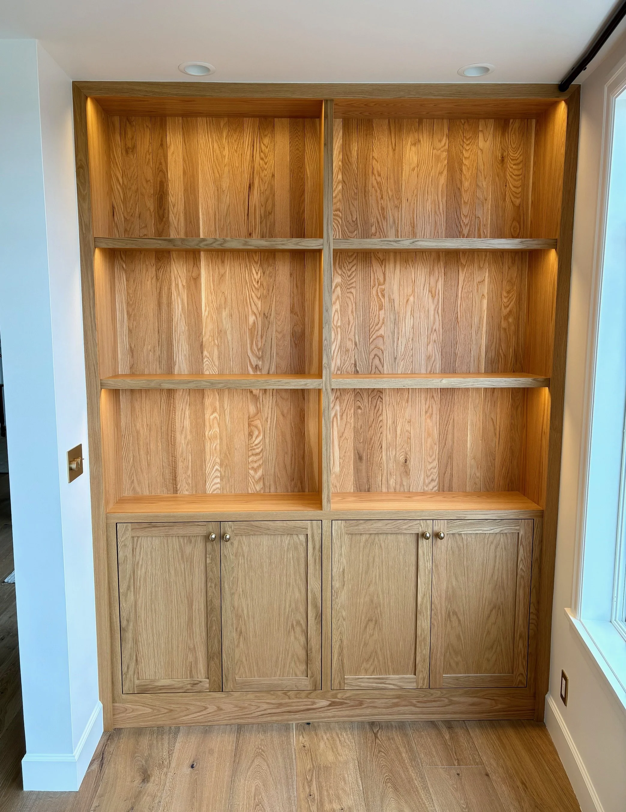 Built-in Bookcase w/ Storage