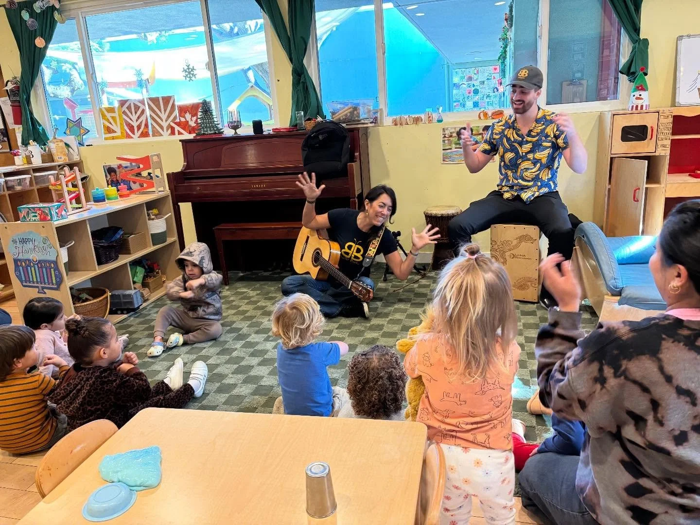 We had a wonderful visit from #bailabaila1 today! The children enjoyed the lively, bilingual music and movement performance.