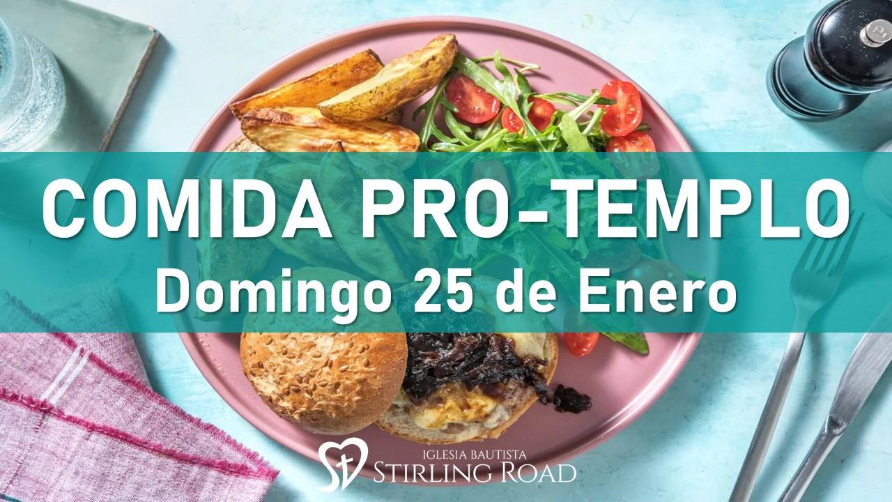 VENTA DE COMIDA PRO-TEMPLO