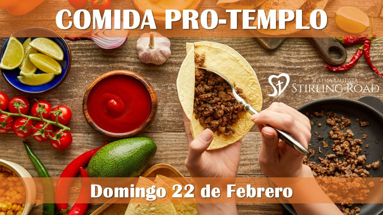 VENTA DE COMIDA PRO-TEMPLO