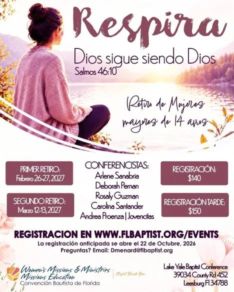 Retiro de Mujeres: Respira, Dios sigue siendo Dios