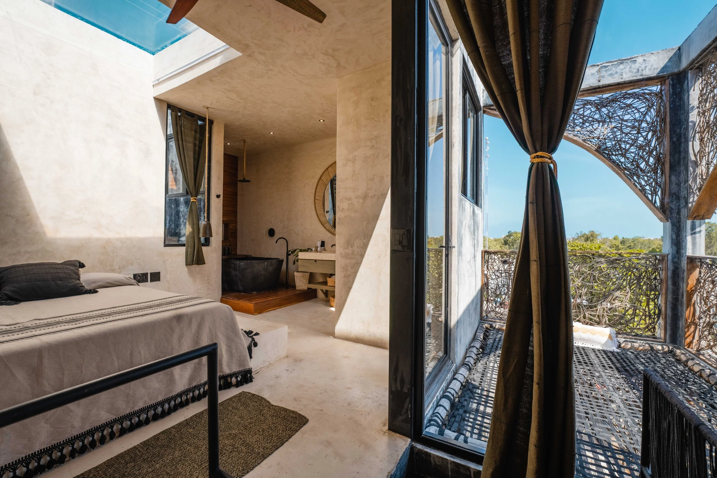 Sky open suites at Esmeralda Tulum