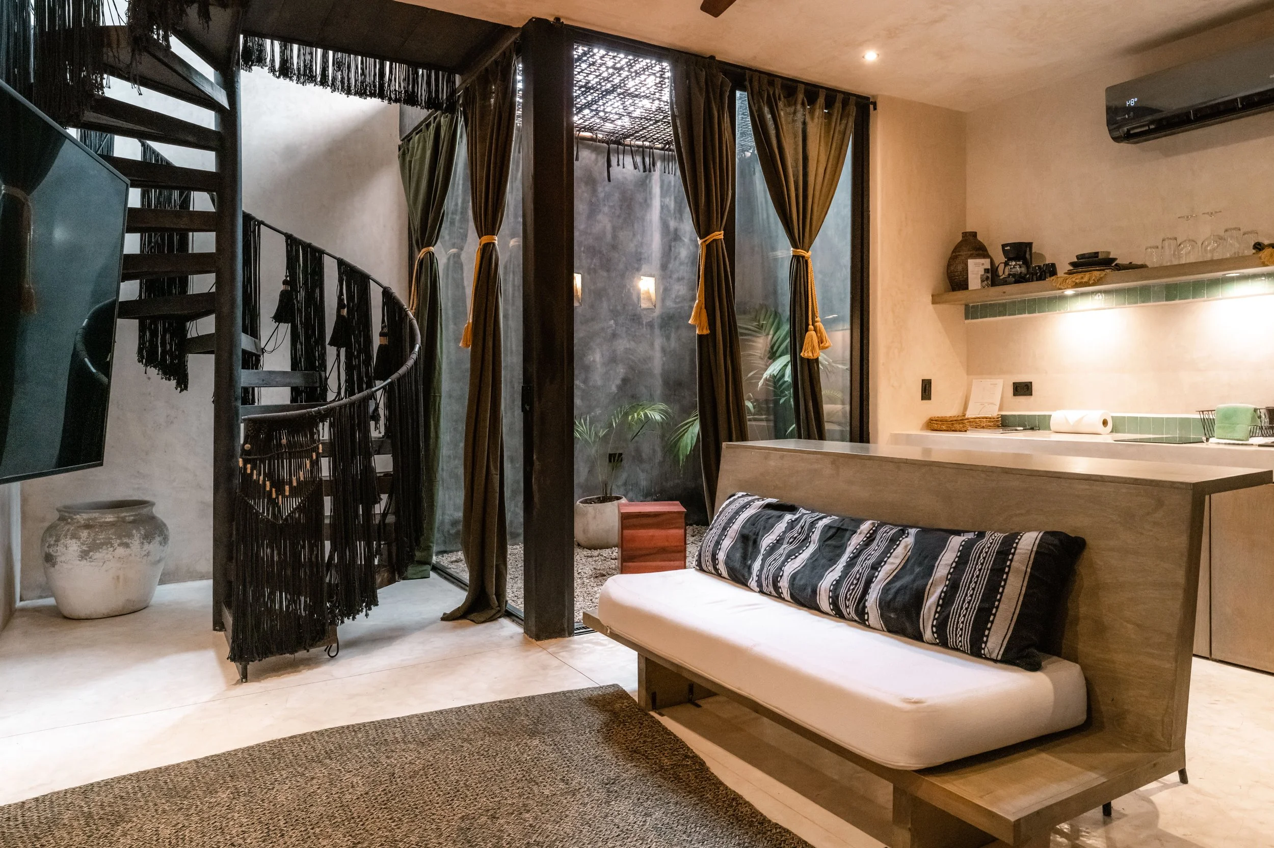 Living Room at Esmeralda Suites