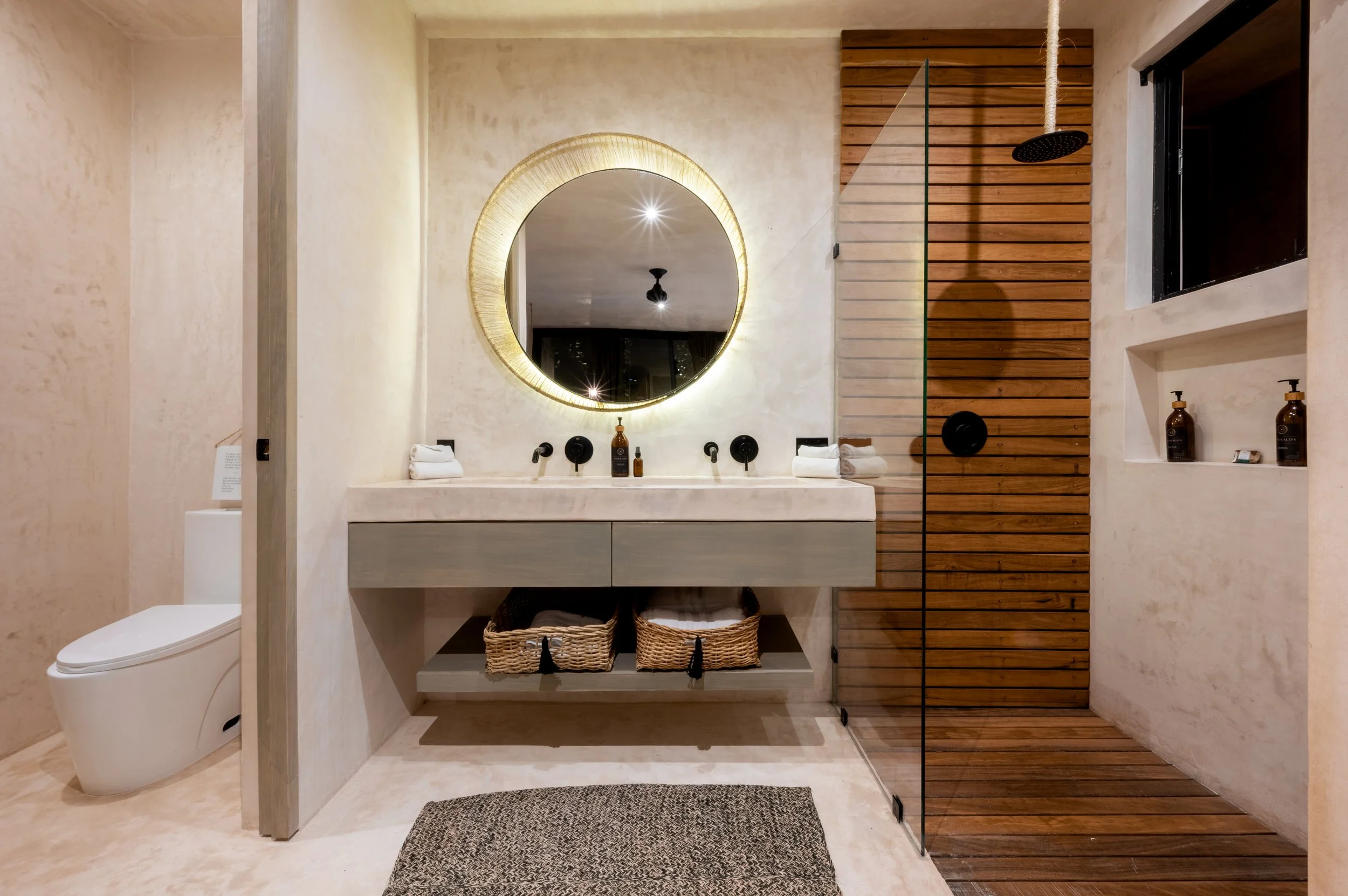 Completely Equipped bathrooms