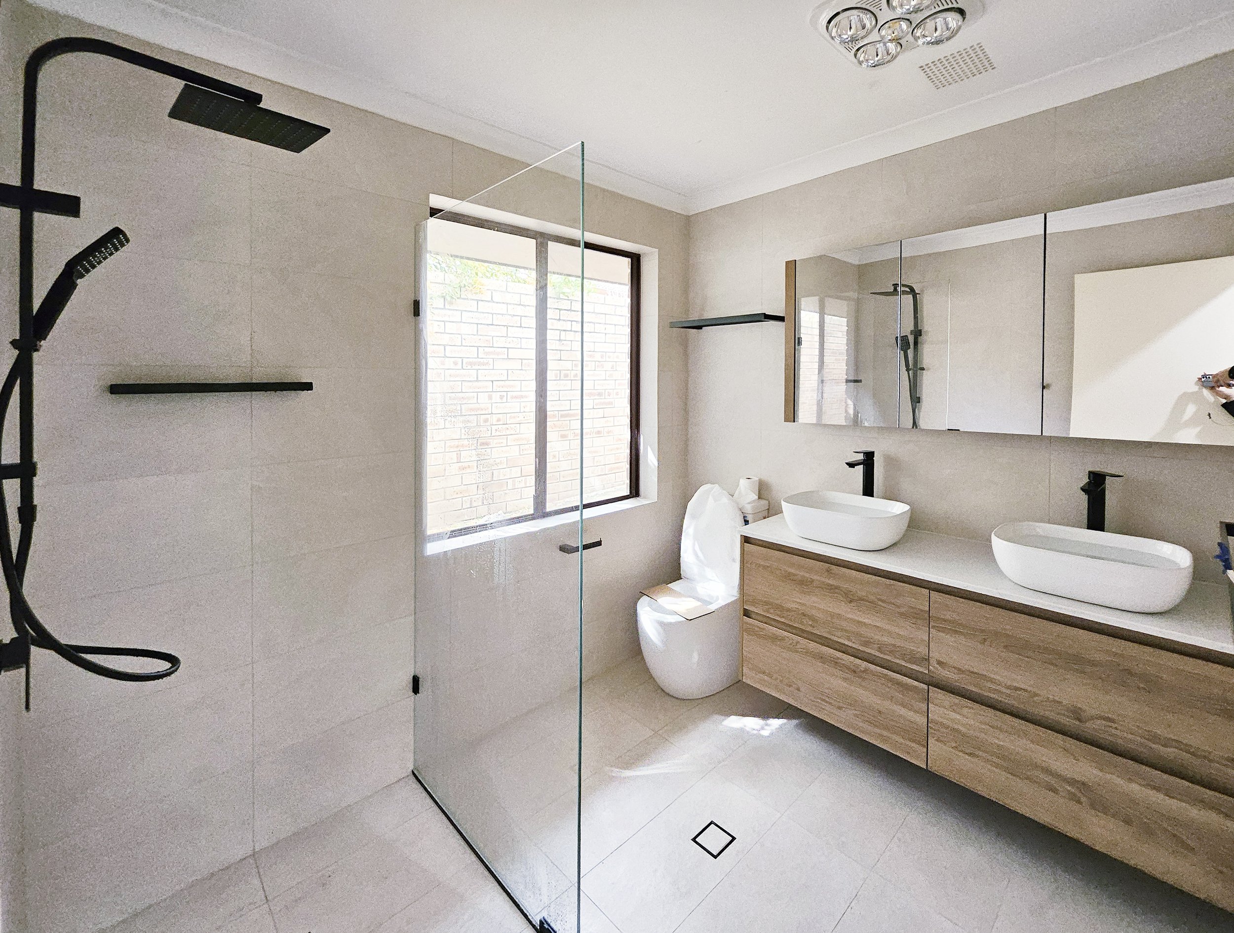 shower bathroom upgrade and renovate