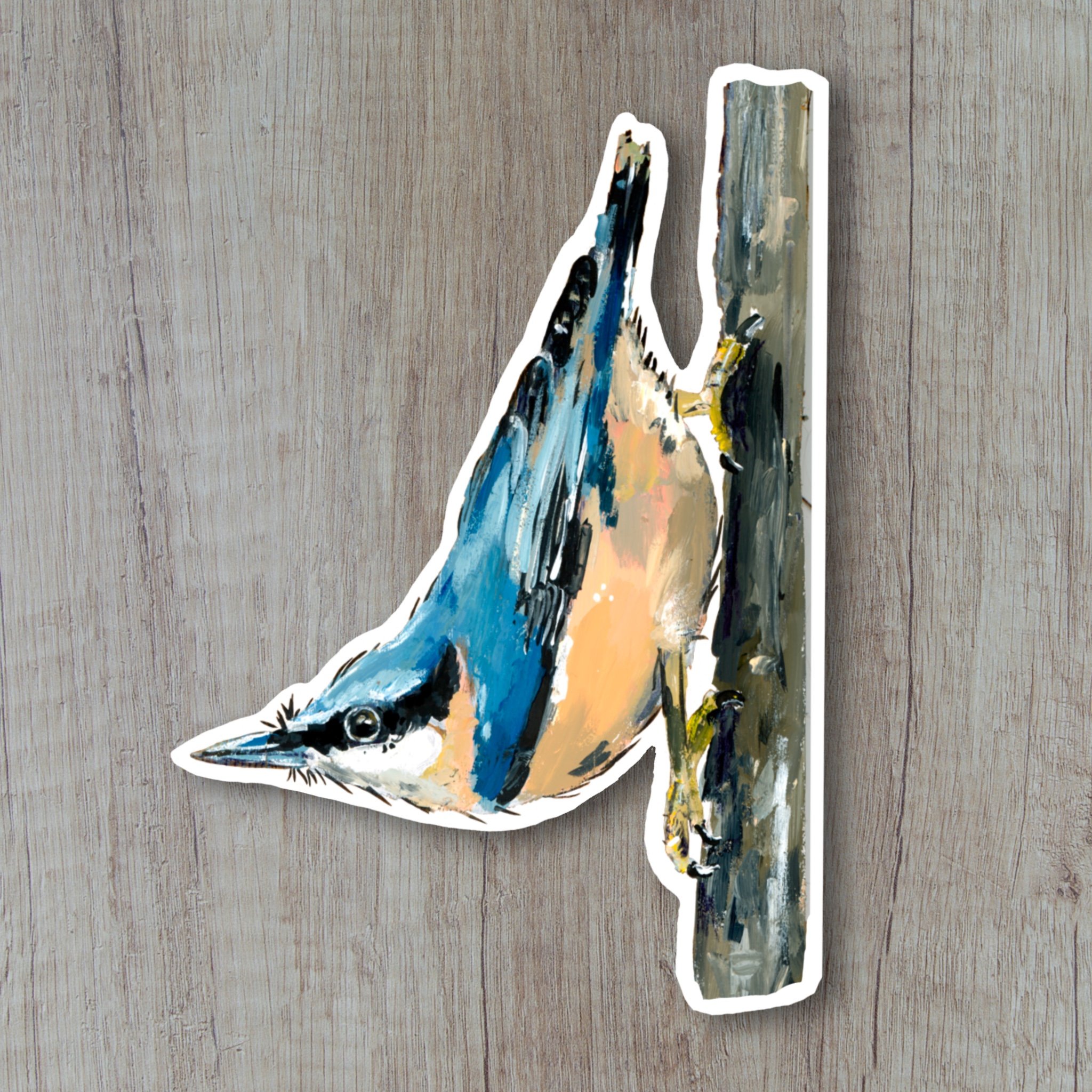 Strudel the Nuthatch Sticker
