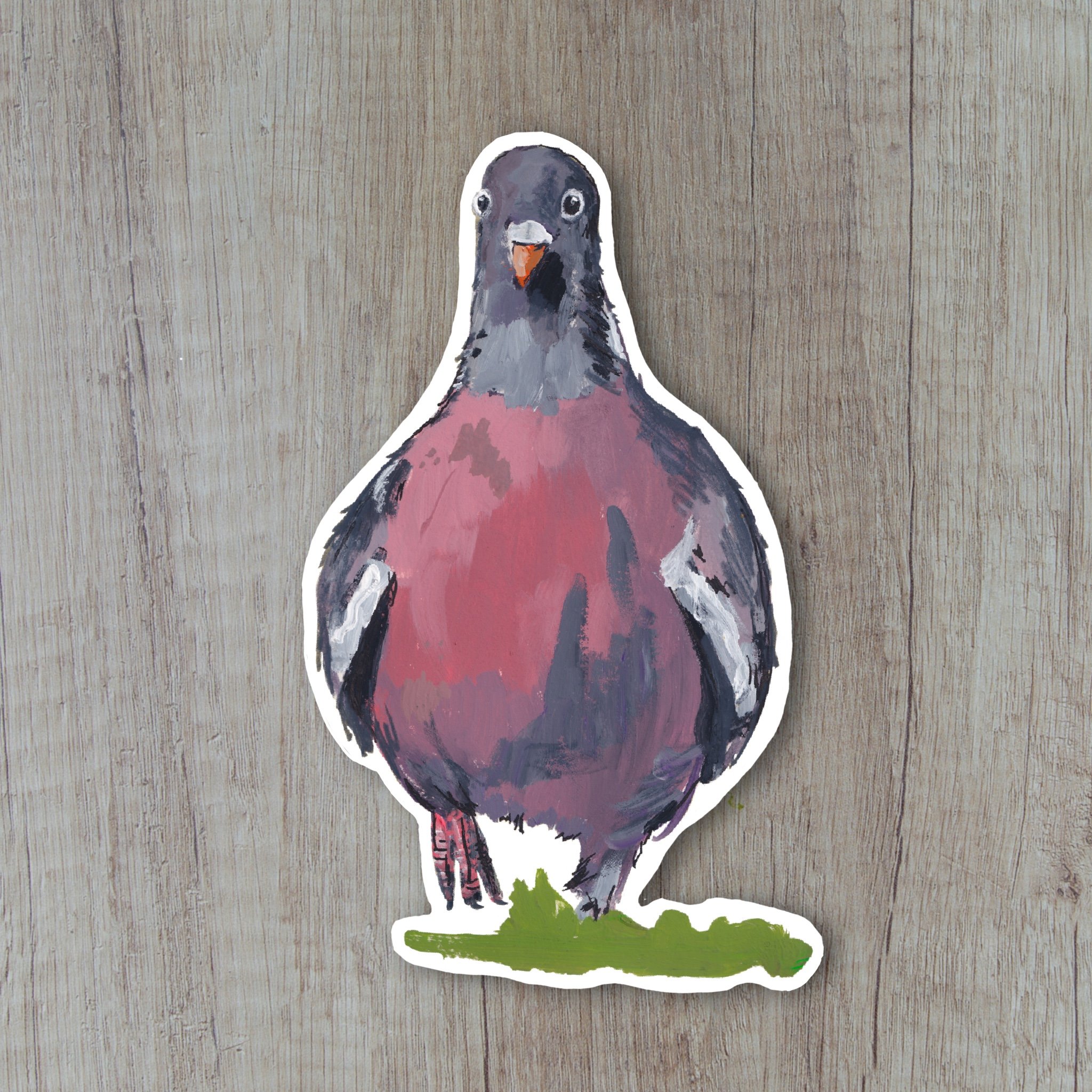 Poopy Pigeon Sticker