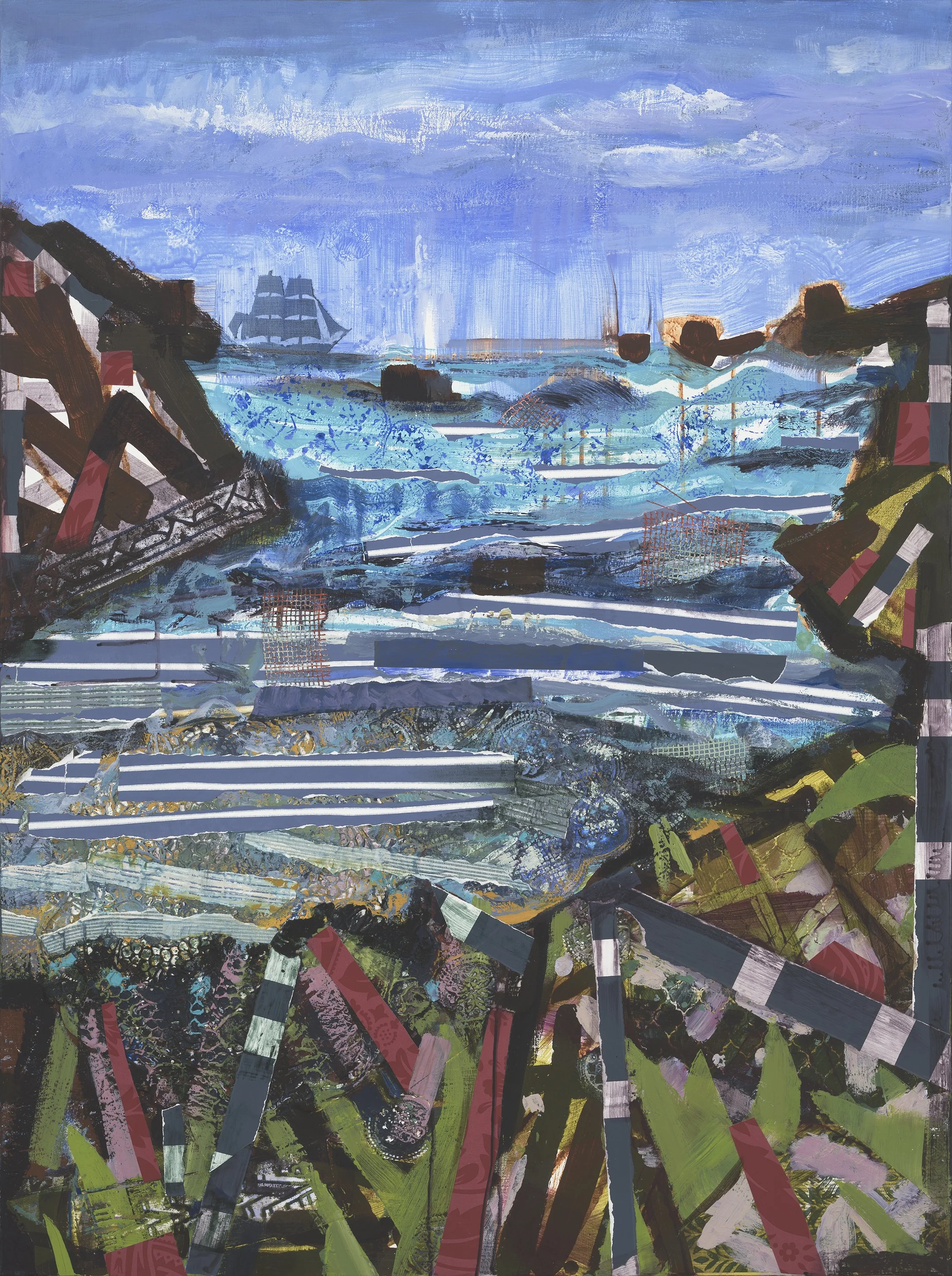 Shipwreck 2025 acrylic on canvas