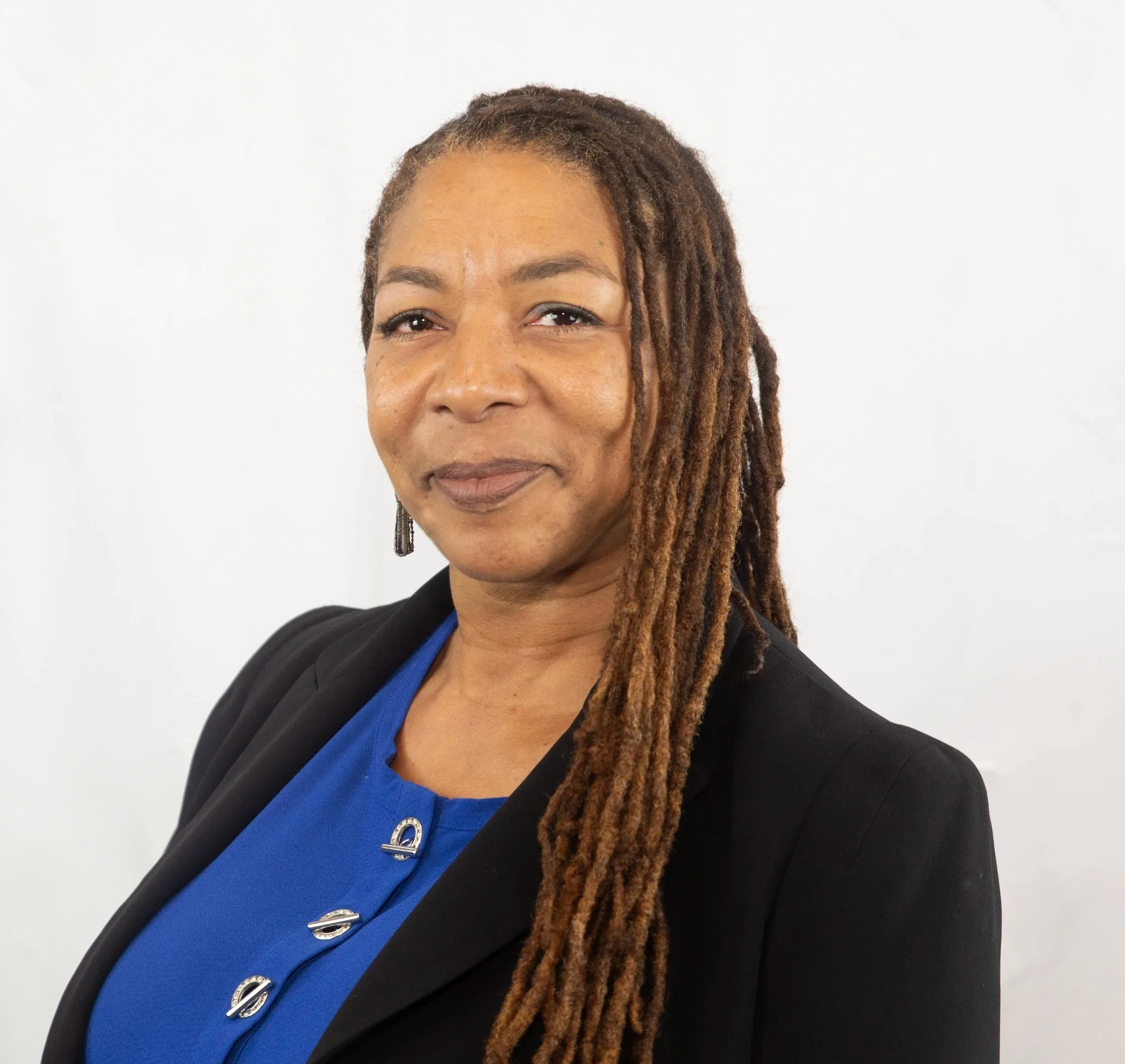 Black Women Revolt Against Domestic Violence - Black and White Wordmark