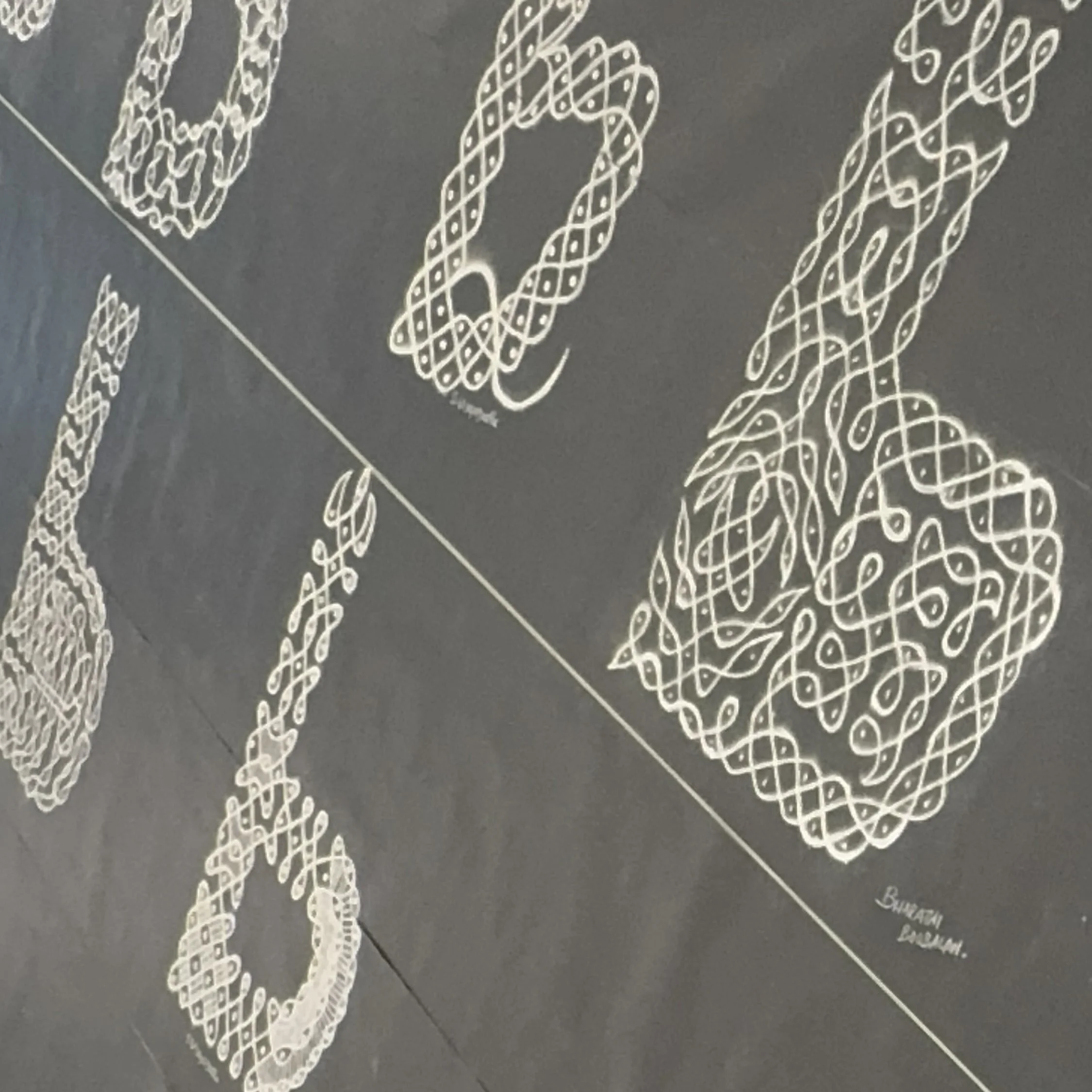 Kolam: An Ephemeral Quotodien Ritual Floor Art as a Typeface with Ishan Khosla
