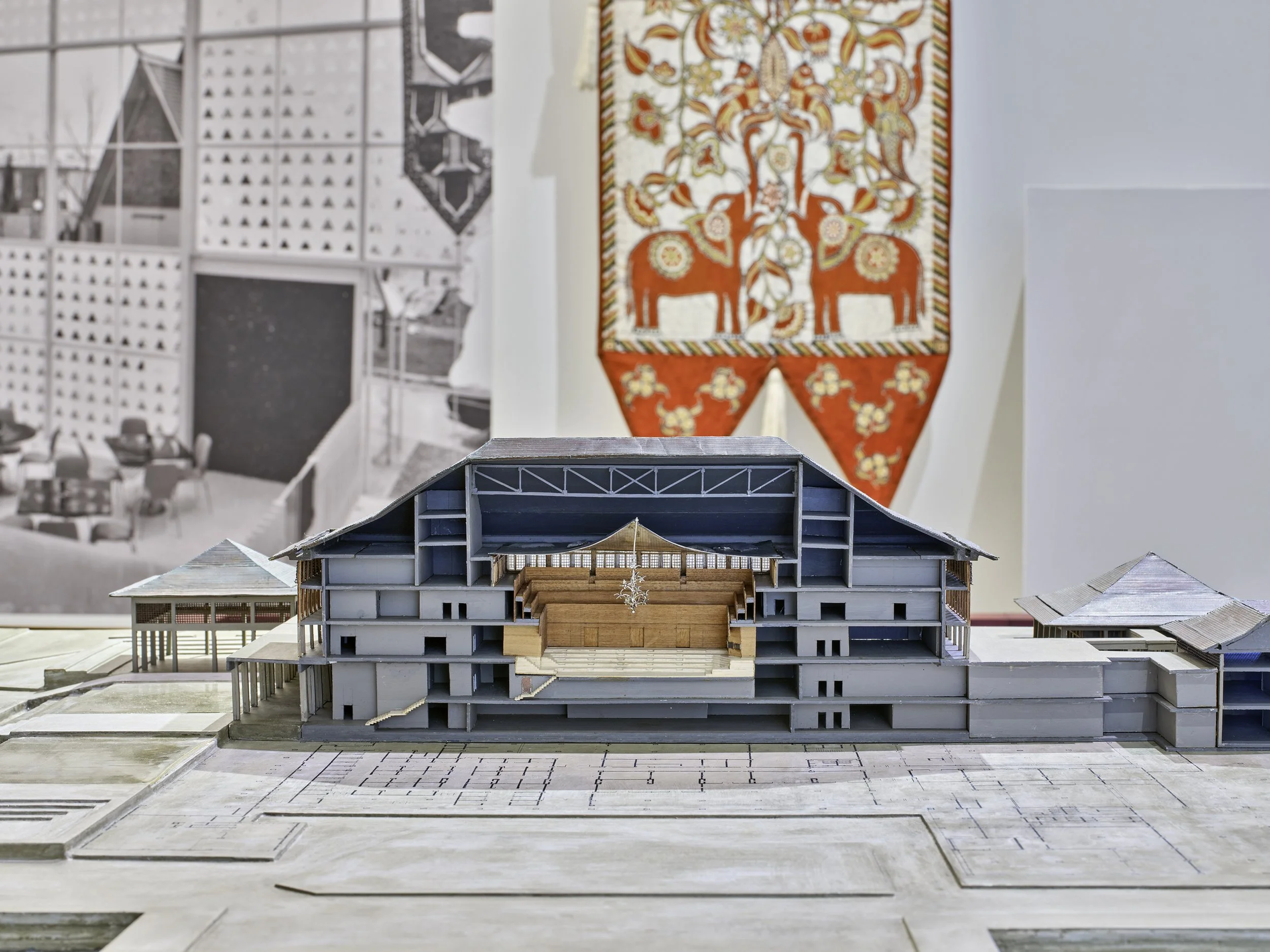 Installation view
»Geoffrey Bawa: Architecture for the Senses«
© Vitra Design Museum
Photo: Bernhard Strauss