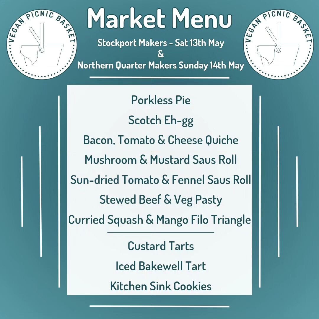 Stockport and Northern Quarter Double Market Weekend!

I'm doing 2 @_makersmarket each weekend for the rest of May. I don't think I've done a market in Stockport for a year and I've never traded in the Northern Quarter but I'm excited for both!

The 