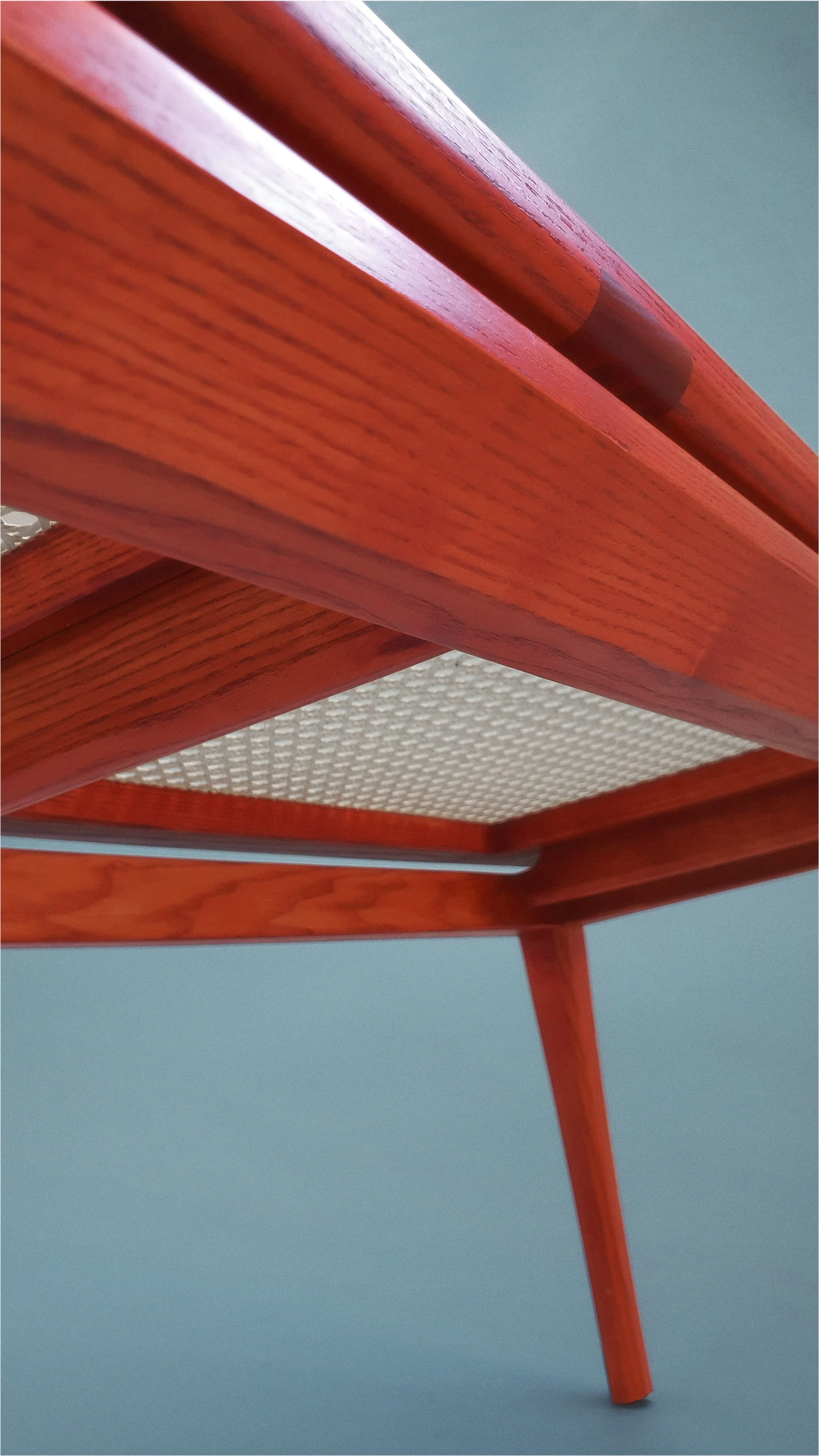 Custom "lava lush" stain color with mat finishes