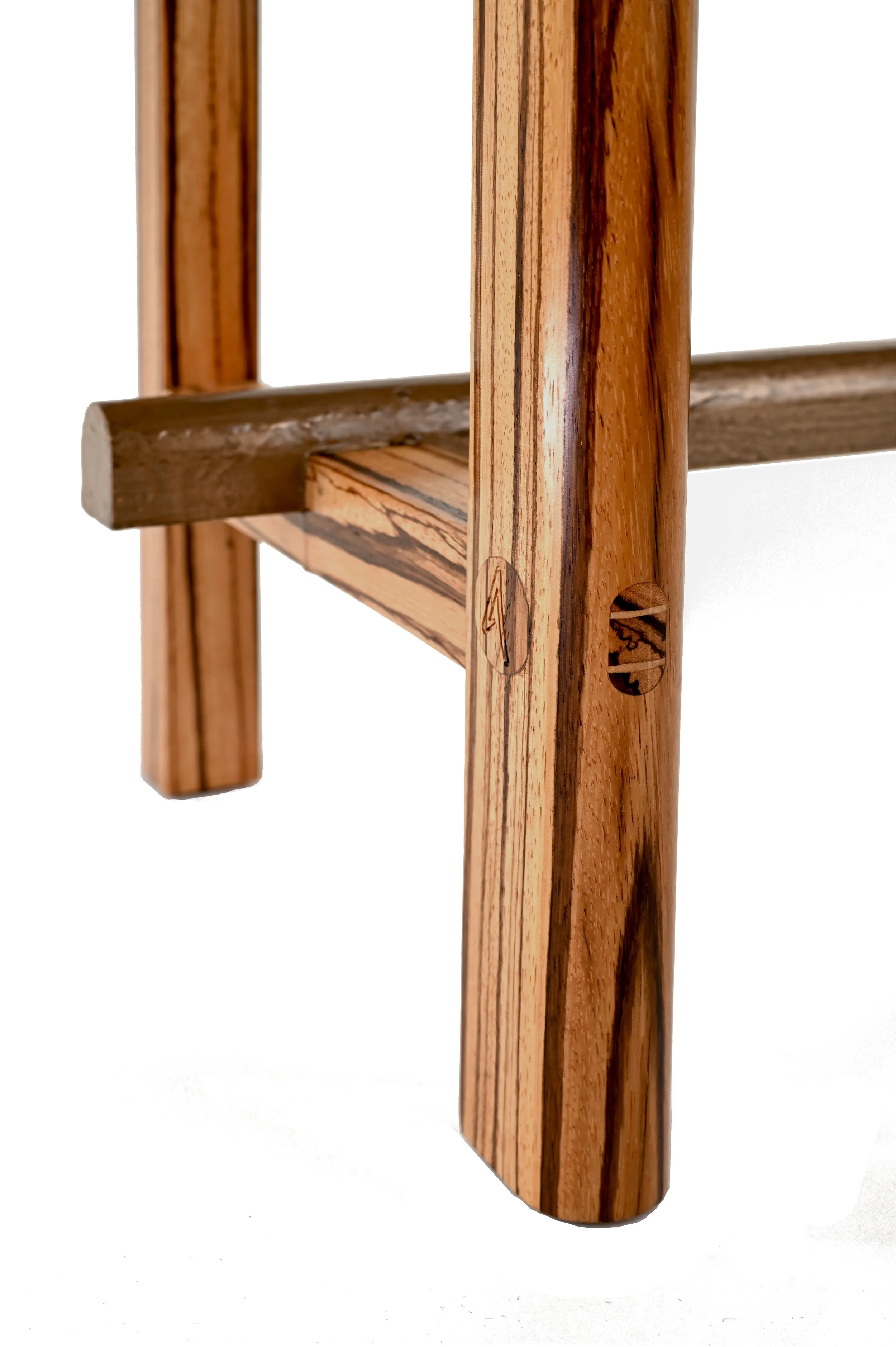 Zebrawood with joinery detail