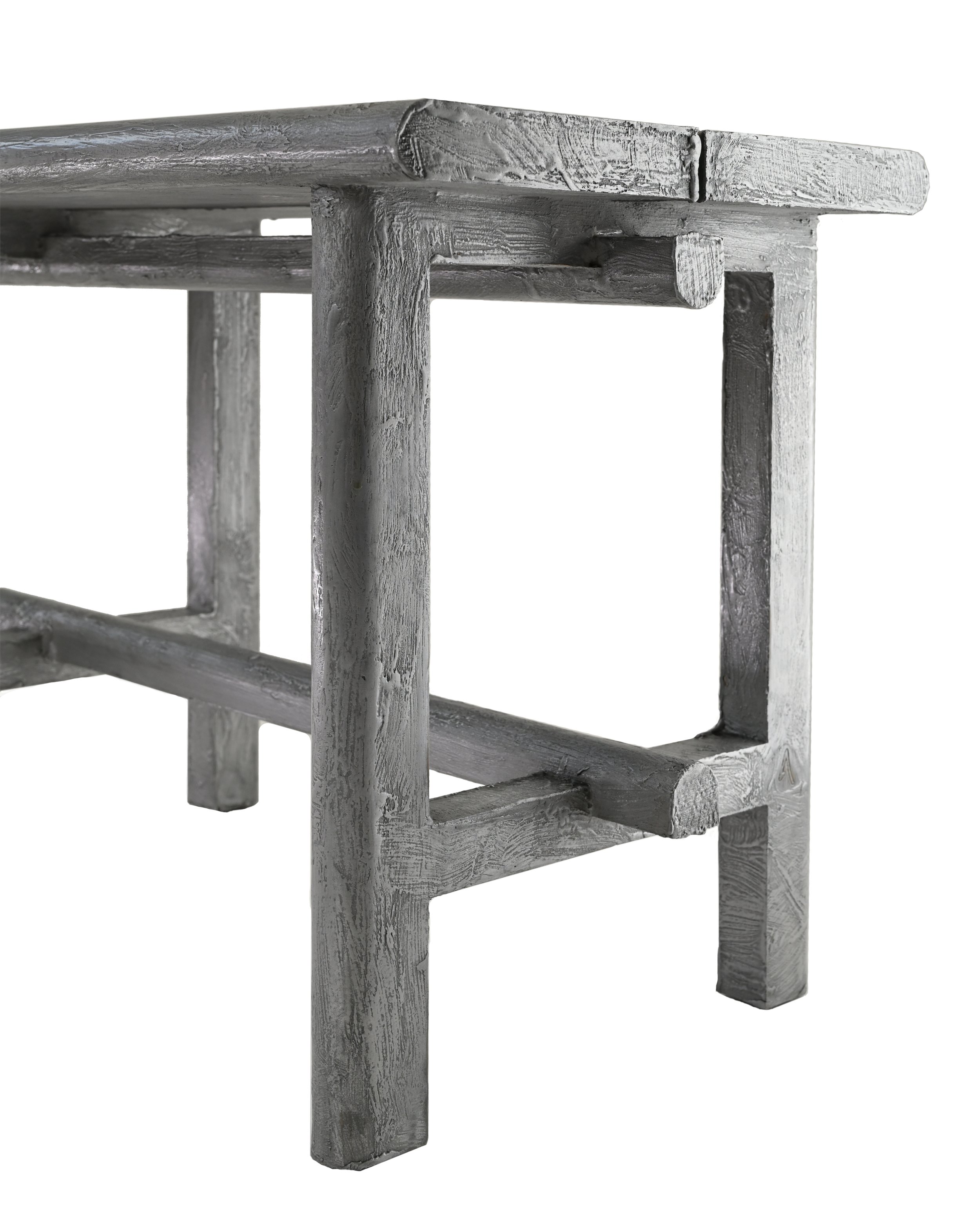 Hand-coated aluminium