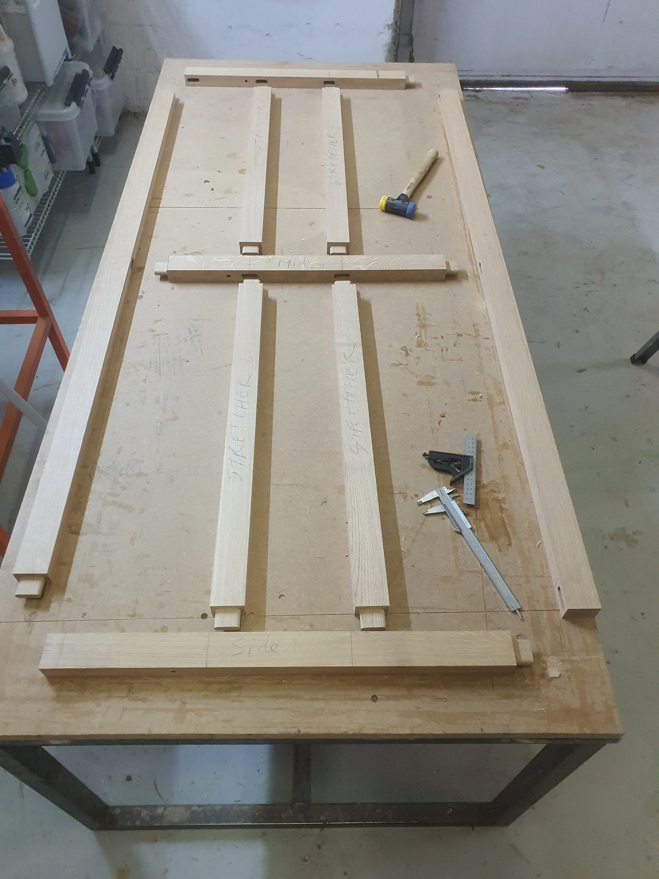 Tenons and mortises are used for a strong and durable construction