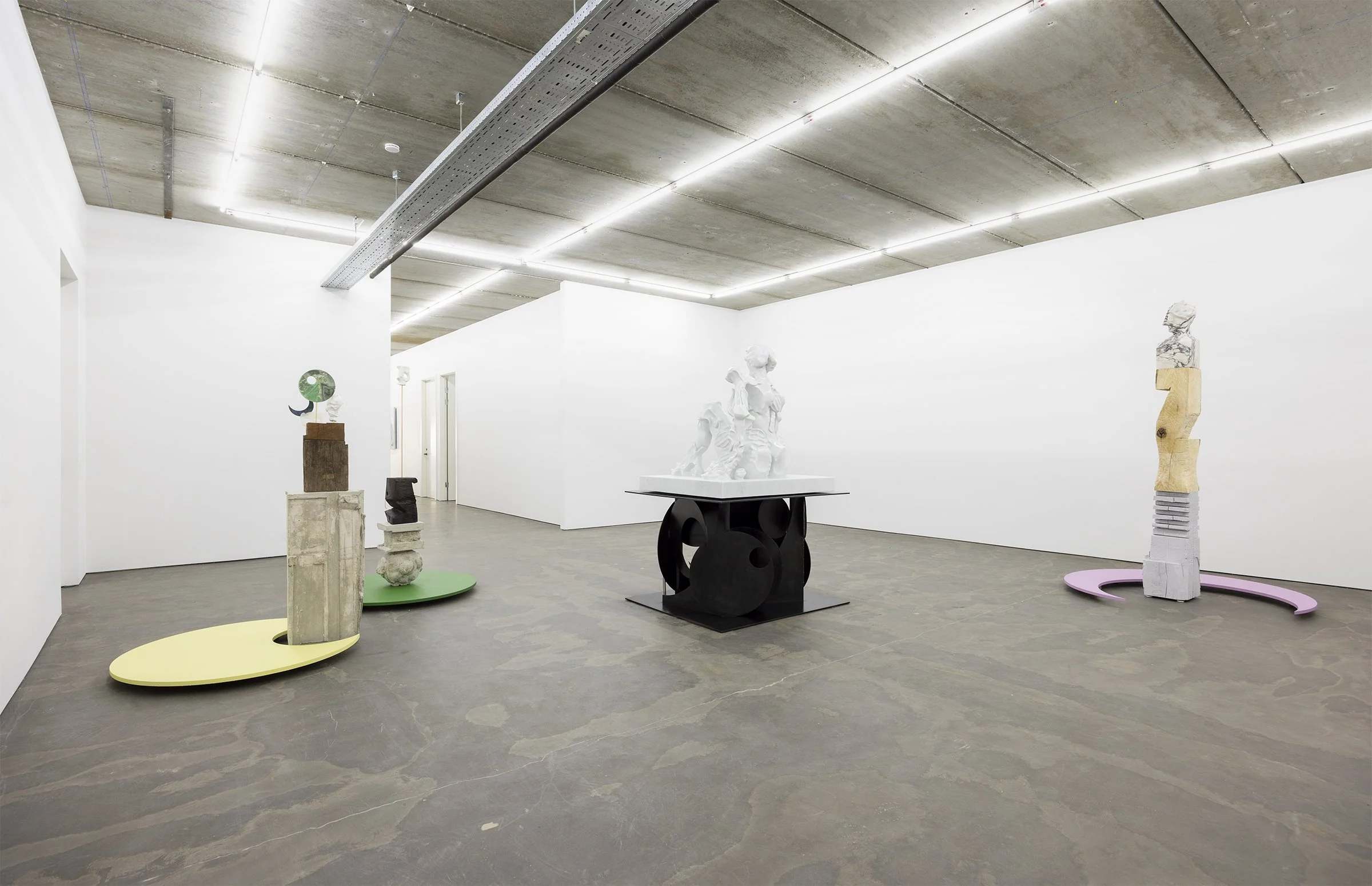 Podiums designed by Sara Lysgaard for artist Kevin Francis Gray. Photo by Malle Madsen