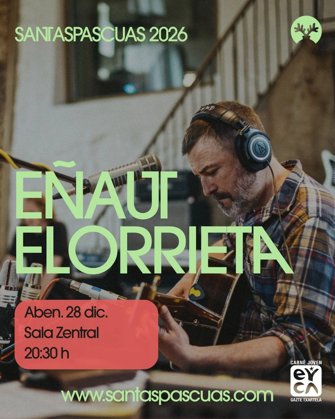 Gure musikako ahots berezi eta hunkigarrienetako batekin bidaiatzeko prest? 🎶 E&ntilde;aut Elorrieta oholtzara itzuliko da gugandik oso gertu sentitzeko prestatu duen zuzeneko magikoarekin. Gernikarrak bere sentsibilitate osoa bildu du proiektu berr
