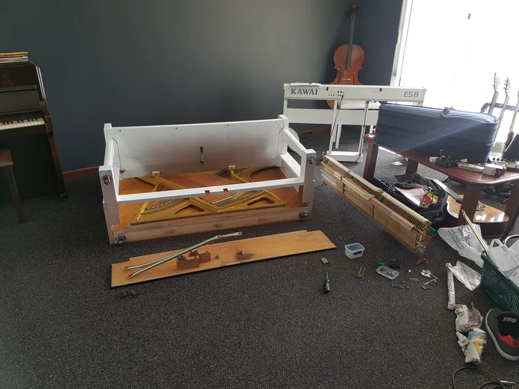Yamaha U1 putting back together