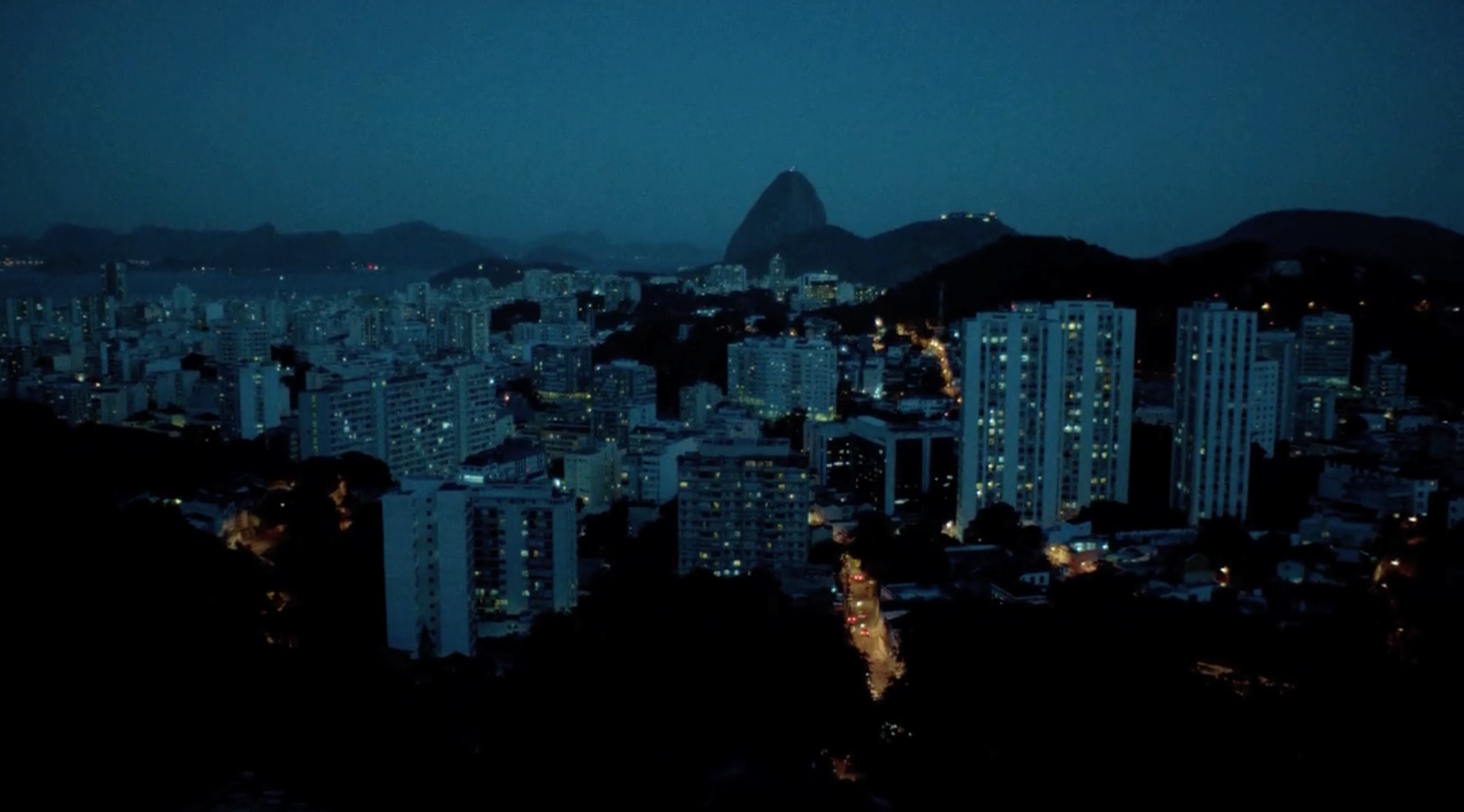 Night view over rio de janeiro cinematography by Johan-Fredrik Bødtker.