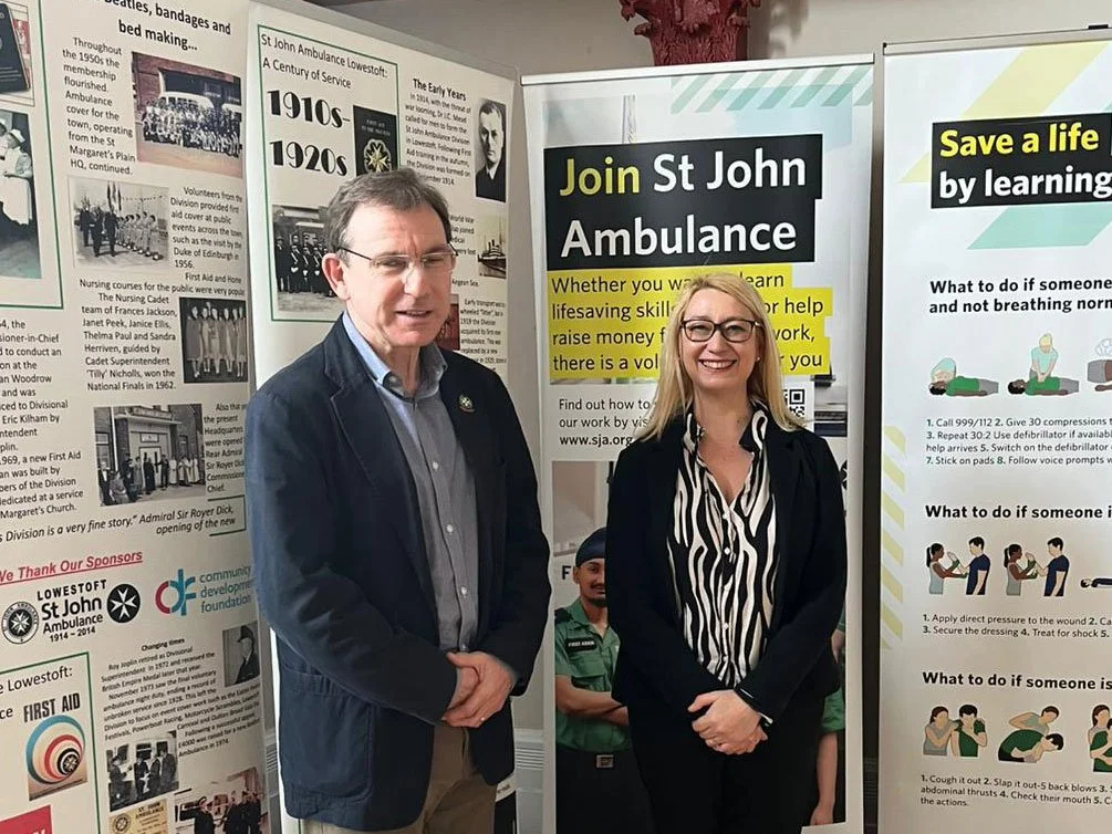 Meeting with the St John Ambulance Fellowship in Beccles