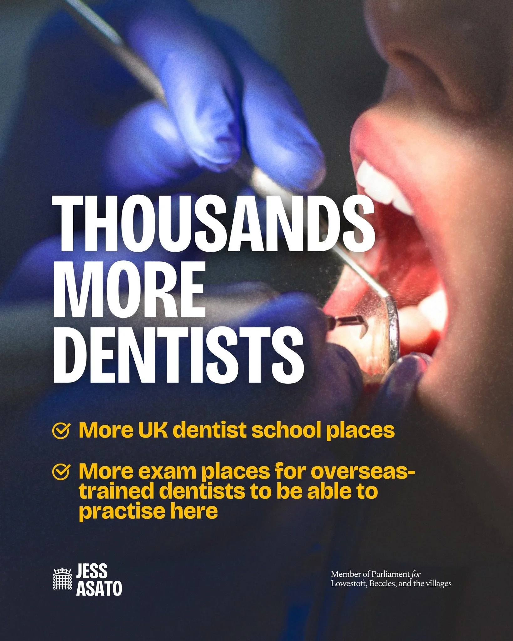 Government Announces Expansion of Dental Training Places