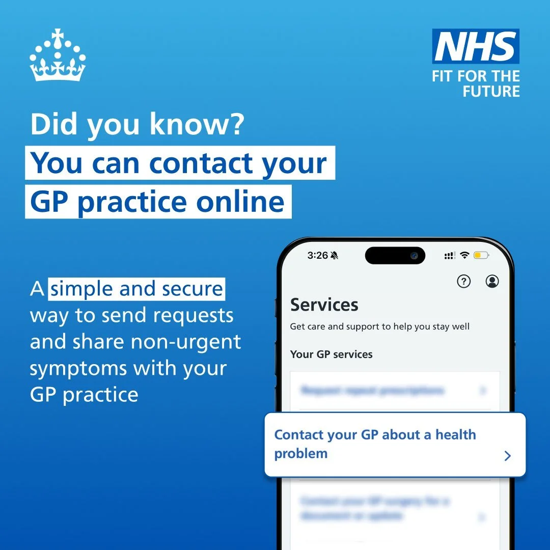New Online GP Appointment Requests Now Available