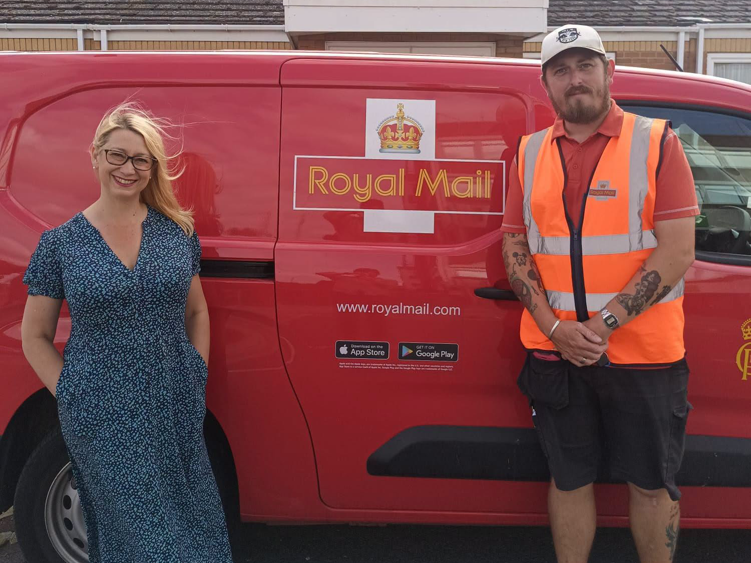 JOINING A LOCAL POSTIE ON THEIR MORNING ROUND