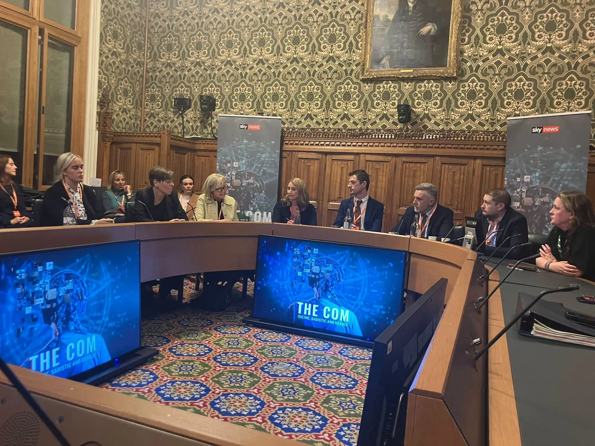 ATTENDING A SCREENING ON THE DANGERS OF ONLINE GROOMING AND EXPLOITATION