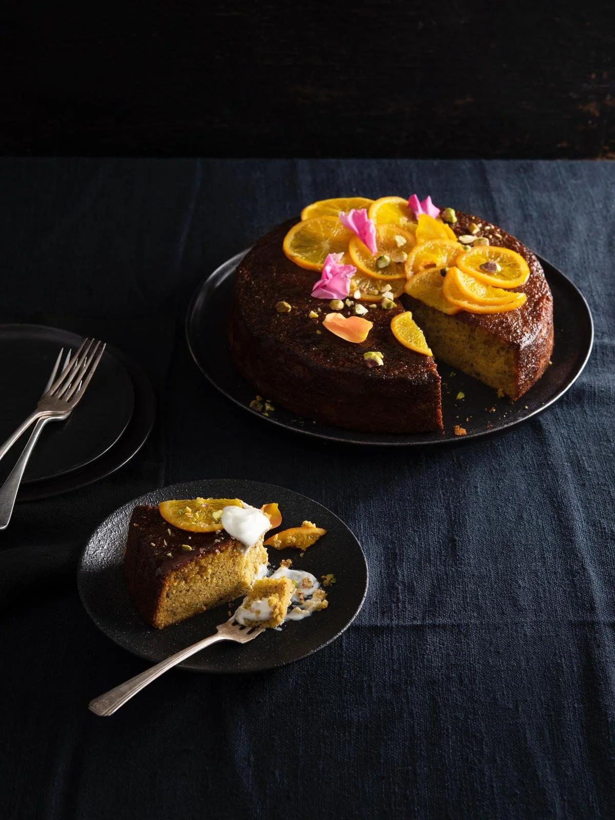 2 - Orange and pistachio cake with rose syrup.jpg