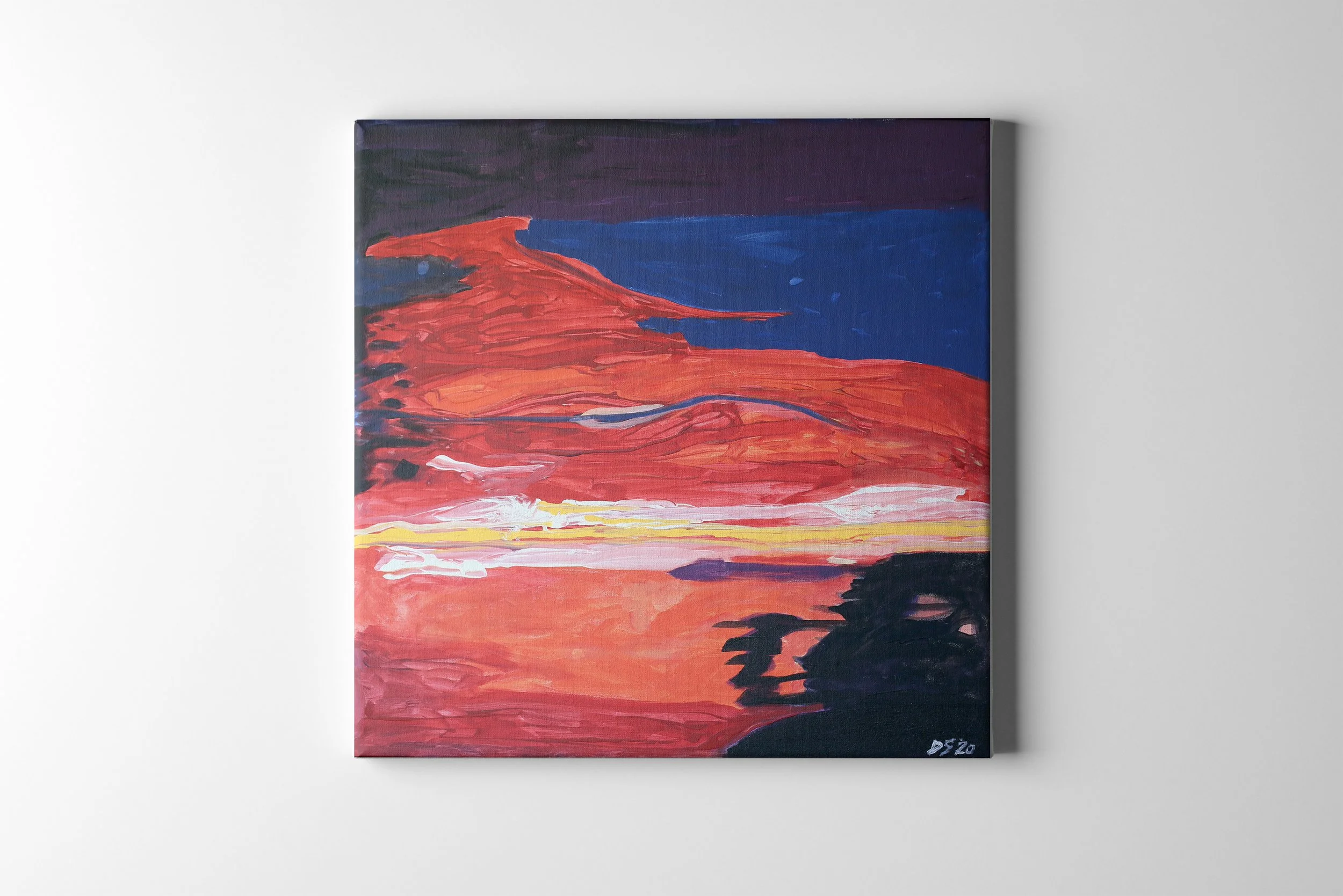 Santa Fe Sundown_30x30_Canvas.JPG