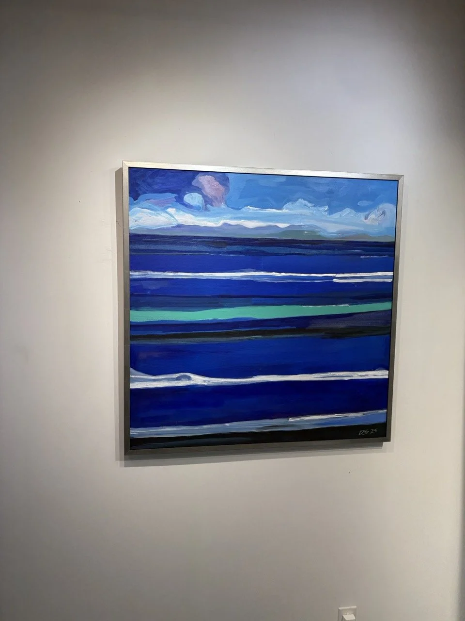 Boca Blue — 41 × 41 inches