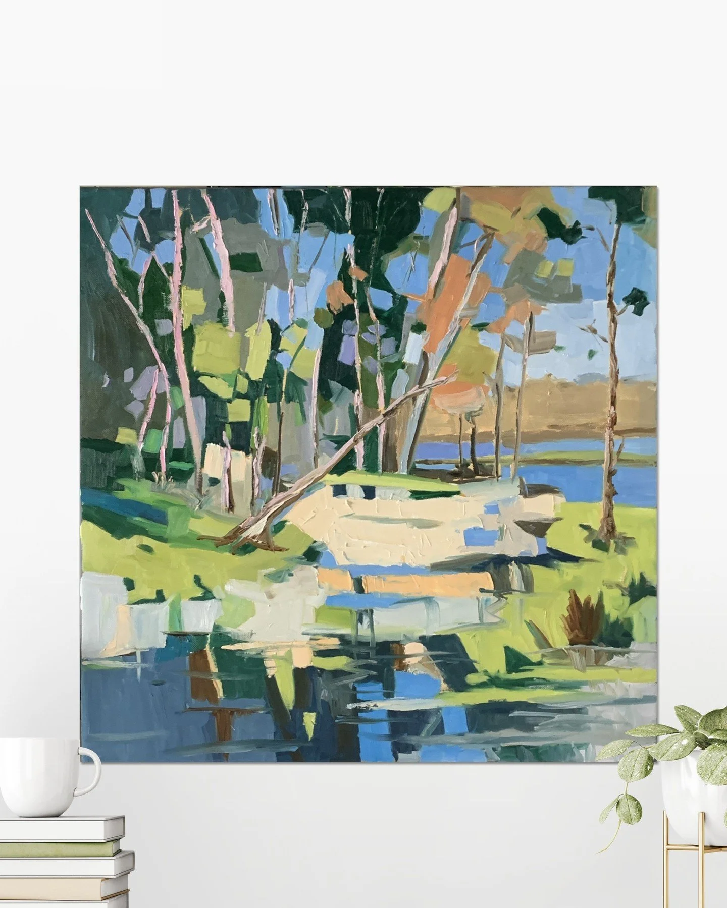 Sunny day in a birch forest by a lake.
60x60cm.
oil on canvas.

#forest #birches #oilpainting #impressionismart#artist #colorfulart#walldecor#homedecor #artwork#artstudio#artlife#officeart #artforyourhome
