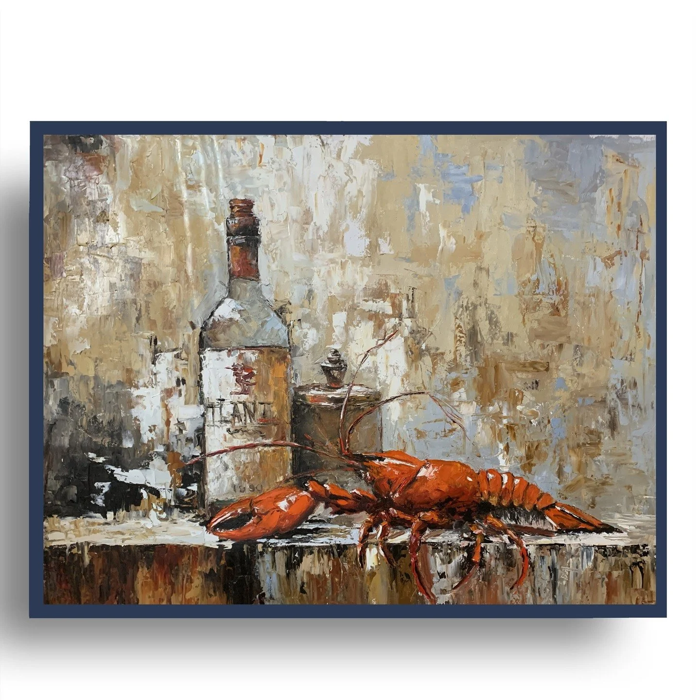 Luxury lunch break.
oil painting on canvas.
70x90cm.

#lobster #wine #oilpainting #impressionismart#artist #colorfulart#walldecor#homedecor #artwork#artstudio#artlife#officeart #artforyourhome