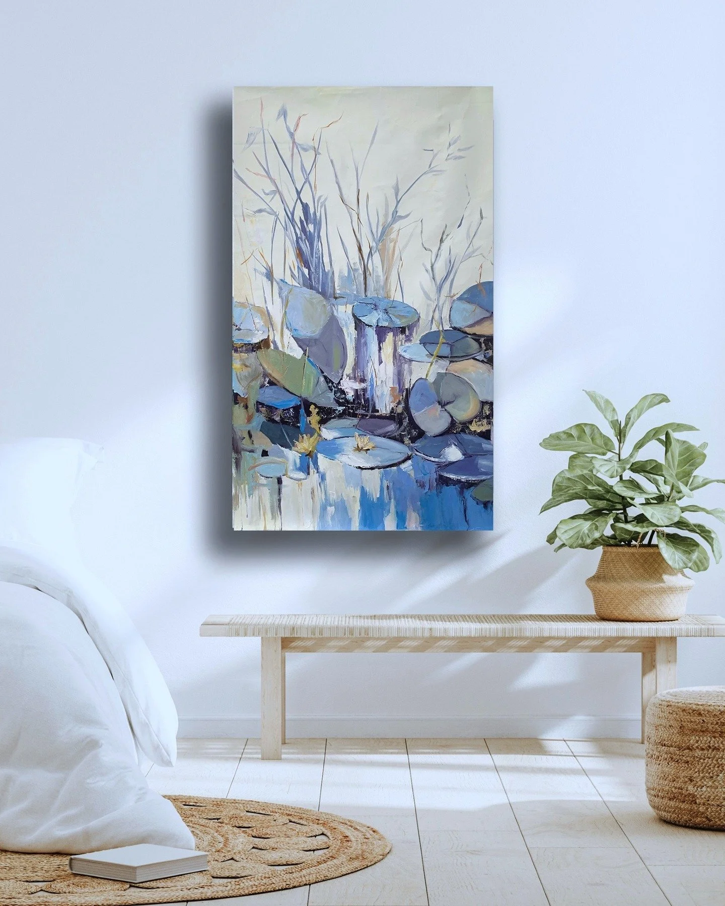Blue water lilies.
oil on canvas.
70x120cm.

#waterlilies #lilypond #oilpainting #impressionismart#artist #colorfulart#walldecor#homedecor #artwork#artstudio#artlife#officeart #artforyourhome