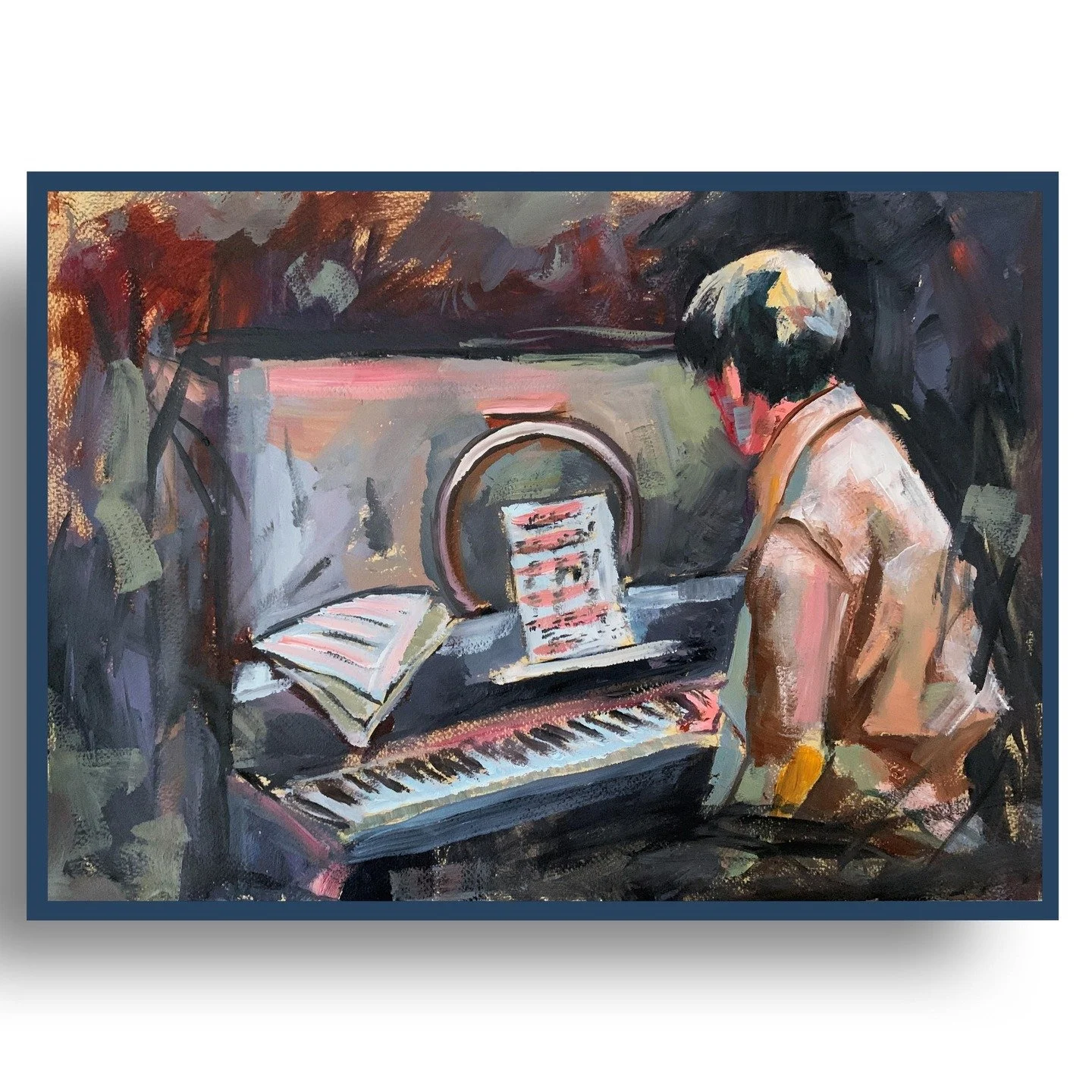 Pianist.
oil on paper
► 41,5 x 29.5 cm

#peopleart #pianist #music #oilpainting #impressionismart#artist #colorfulart#walldecor#homedecor #artwork#artstudio#artlife#officeart #artforyourhome