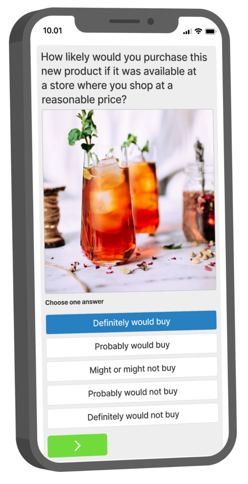 Survey interface